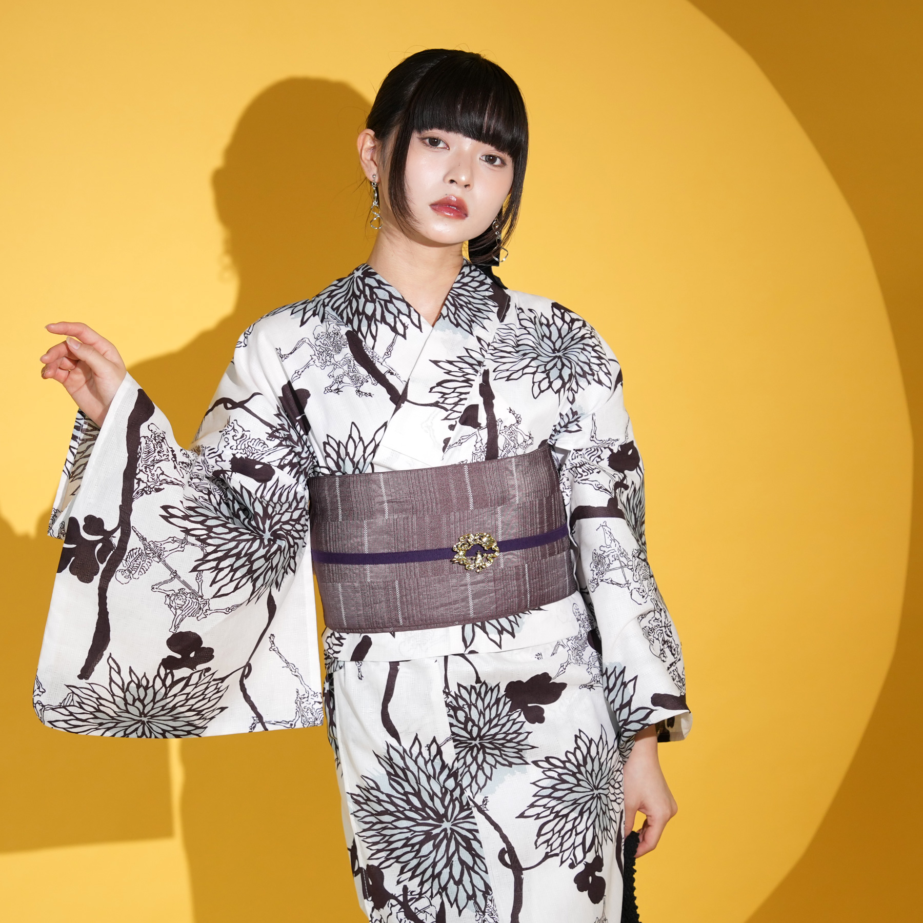浴衣 ゆかた レディース 女性 おしゃれ セパレート 二部式 上 下 簡単 おしゃれ 個性派 レトロ ニコアンティーク