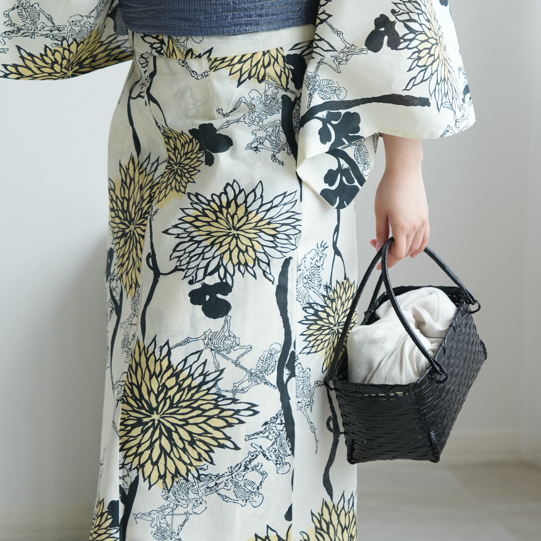 浴衣 ゆかた レディース 女性 おしゃれ セパレート 二部式 上 下 簡単 おしゃれ 個性派 レトロ ニコアンティーク