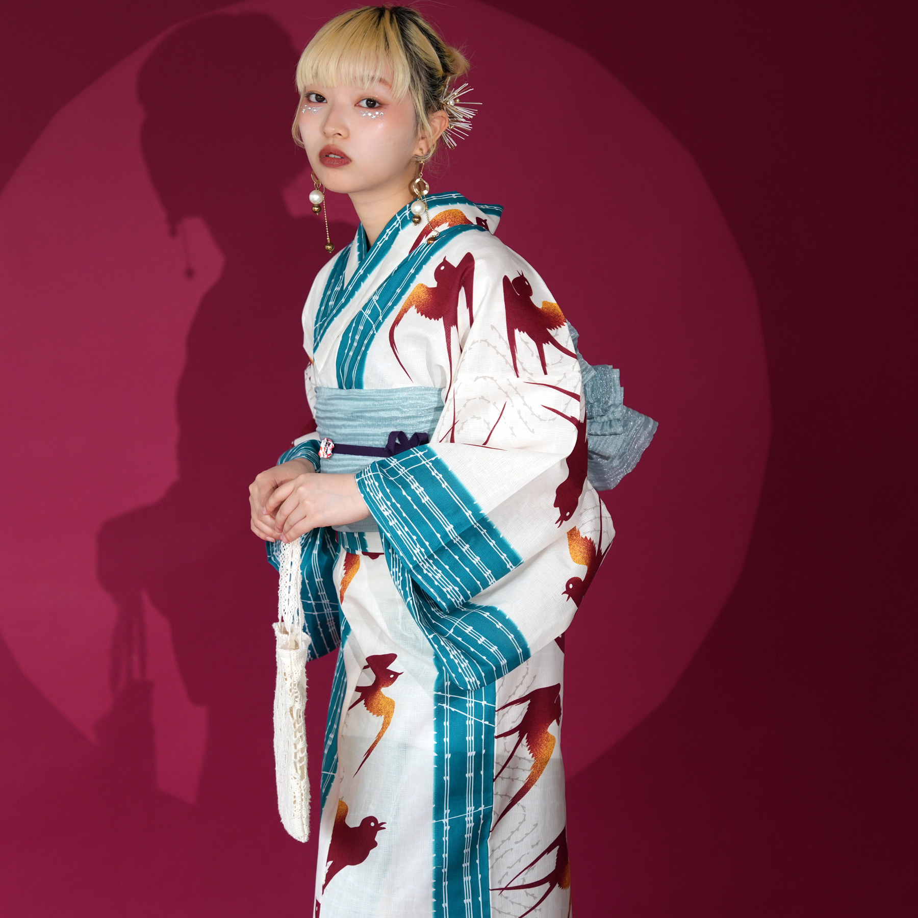 浴衣 レディース セット セパレート 簡単 ニ...の詳細画像5