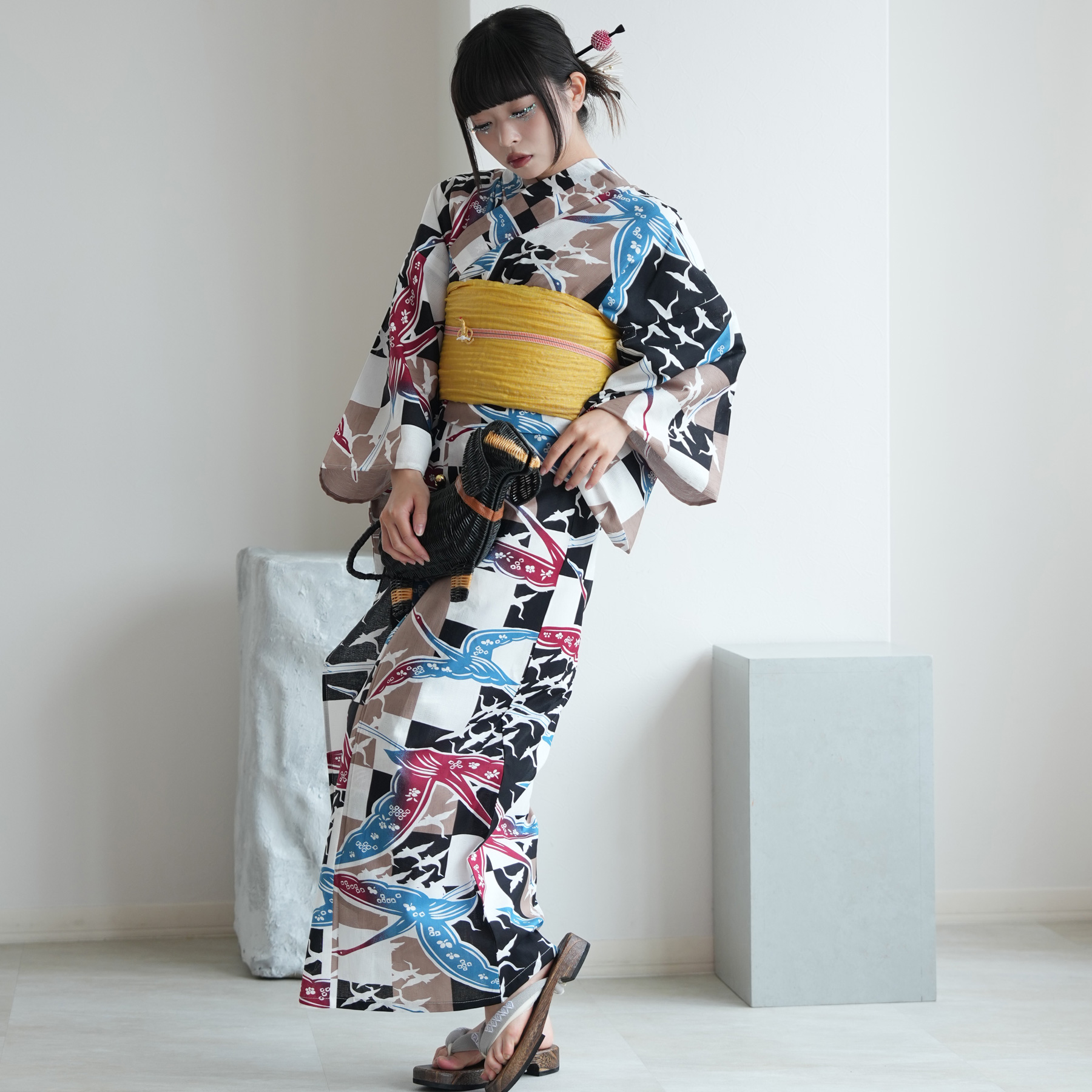 浴衣 レディース セット セパレート 簡単 ニ...の詳細画像3