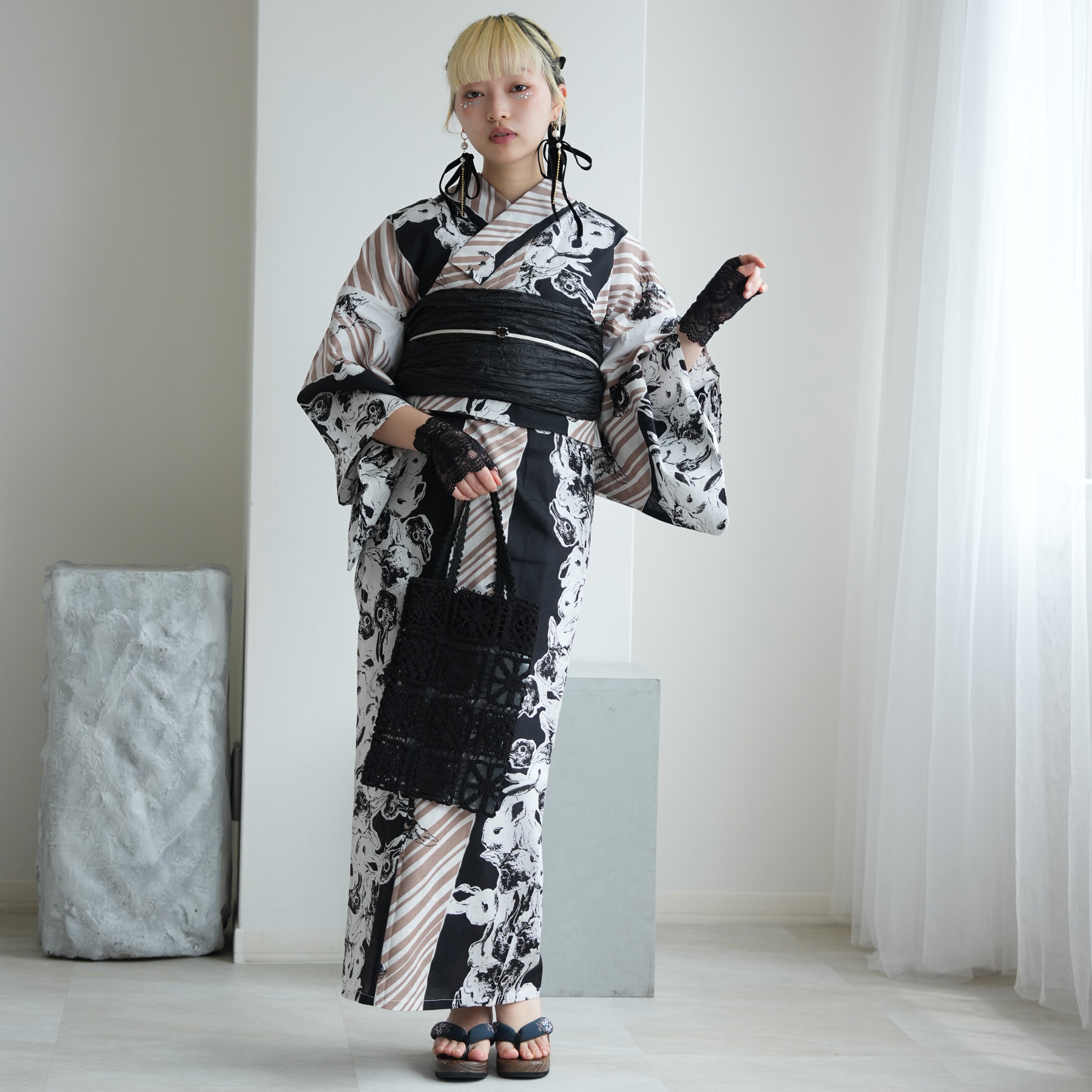 浴衣 レディース セット セパレート 簡単 二...の詳細画像2