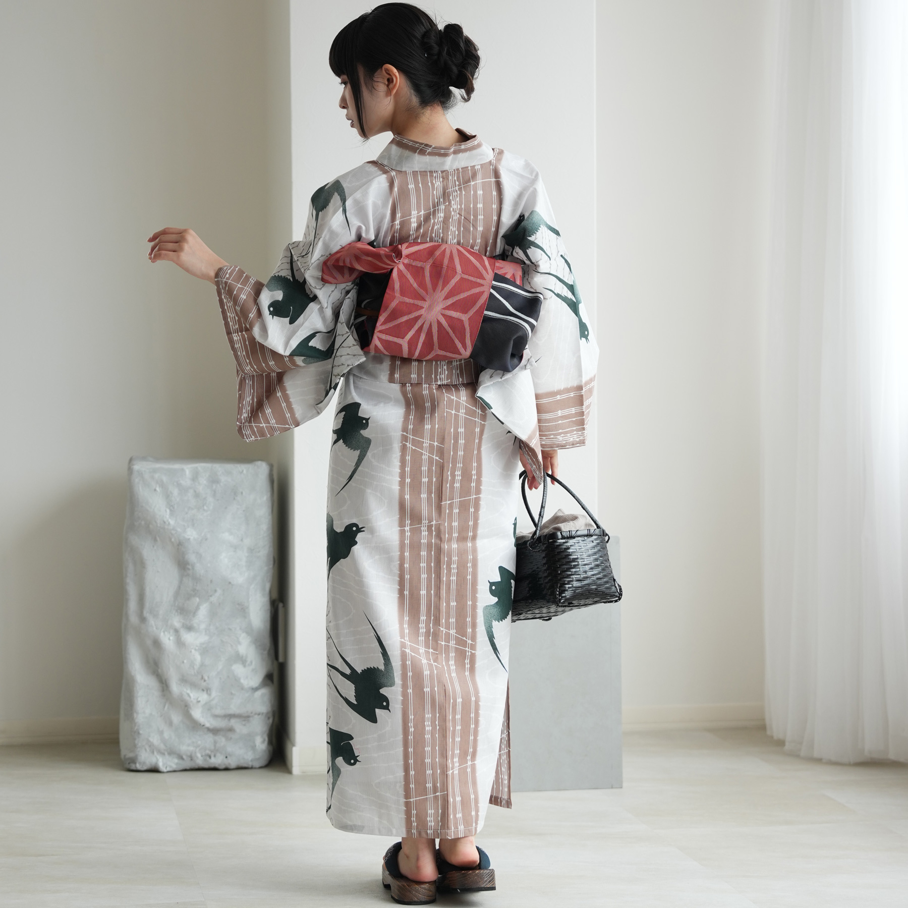 浴衣 レディース セット セパレート 簡単 二...の詳細画像4
