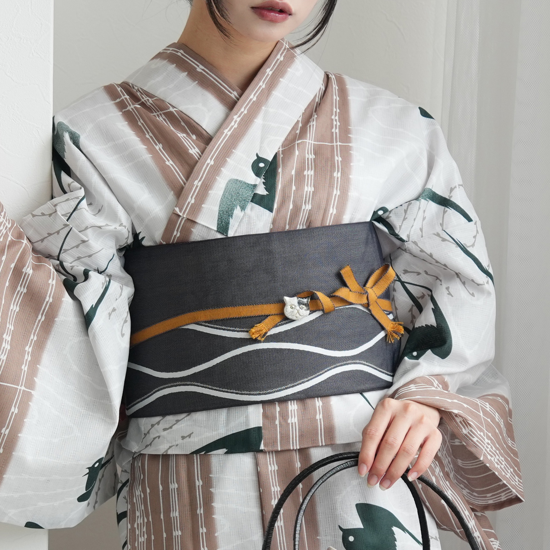 浴衣 ゆかた レディース 女性 おしゃれ セパレート 二部式 上 下 簡単 おしゃれ 個性派 レトロ ニコアンティーク