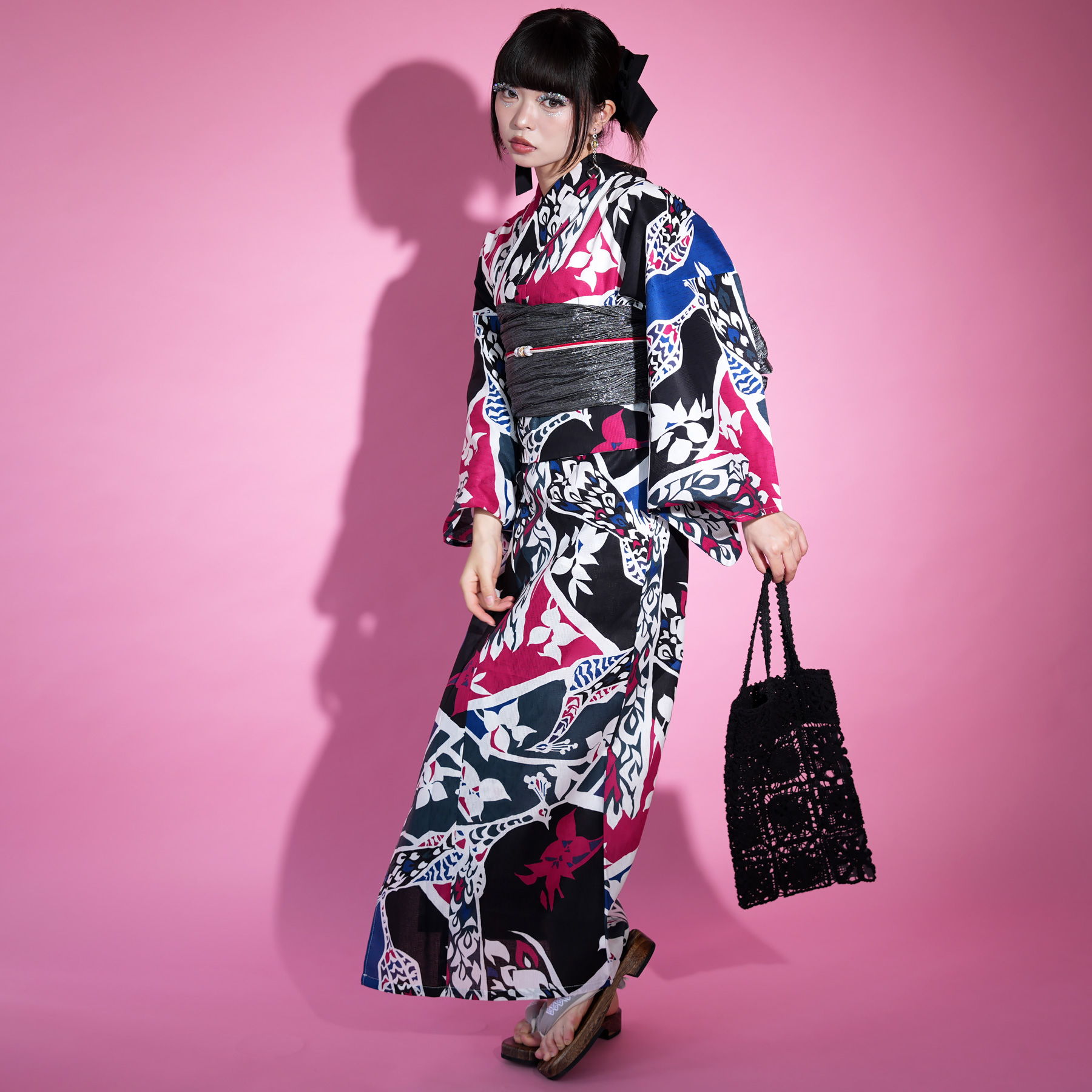 浴衣 ゆかた レディース 女性 おしゃれ セパレート 二部式 上 下 簡単 おしゃれ 個性派 レトロ ニコアンティーク