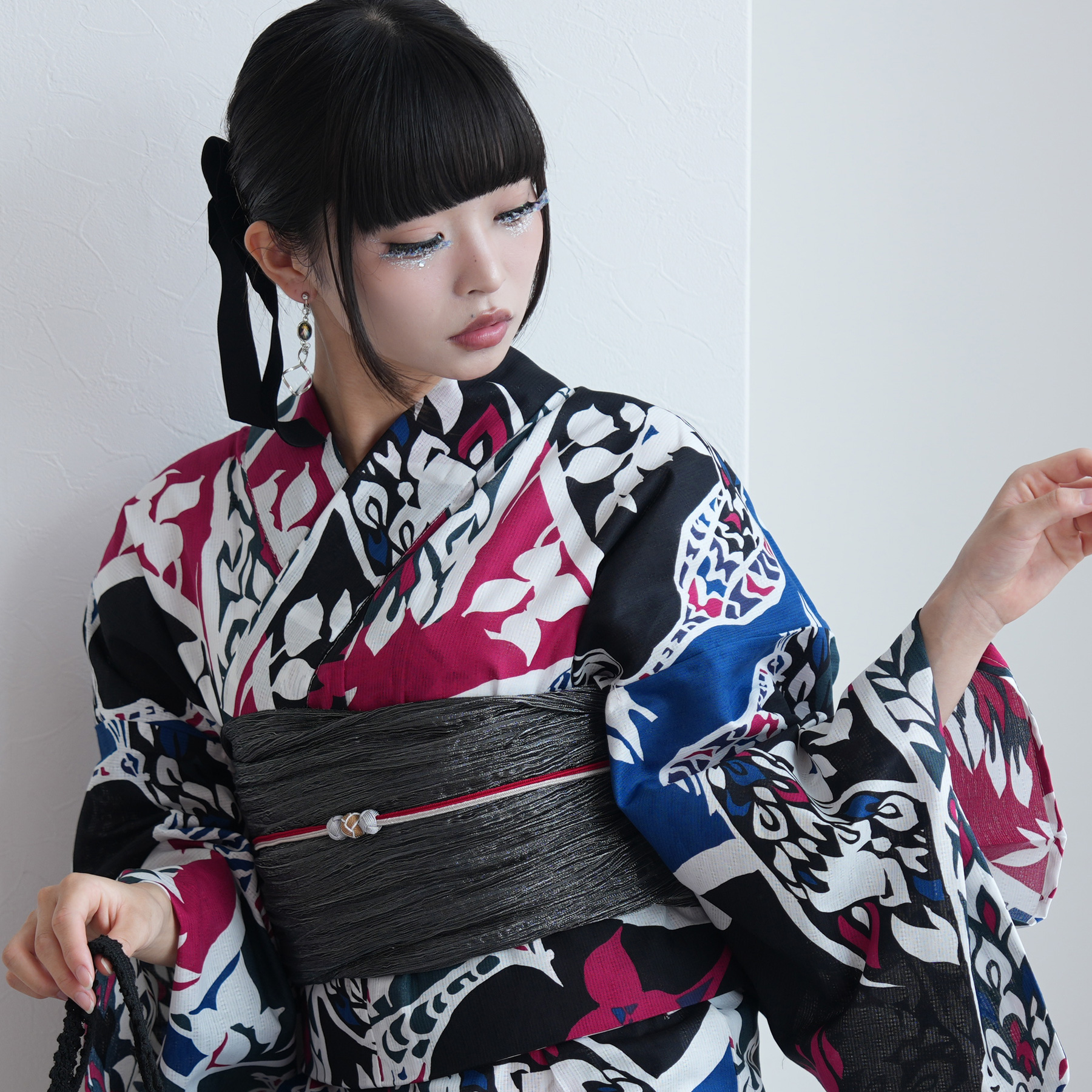 浴衣 ゆかた レディース 女性 おしゃれ セパレート 二部式 上 下 簡単 おしゃれ 個性派 レトロ ニコアンティーク