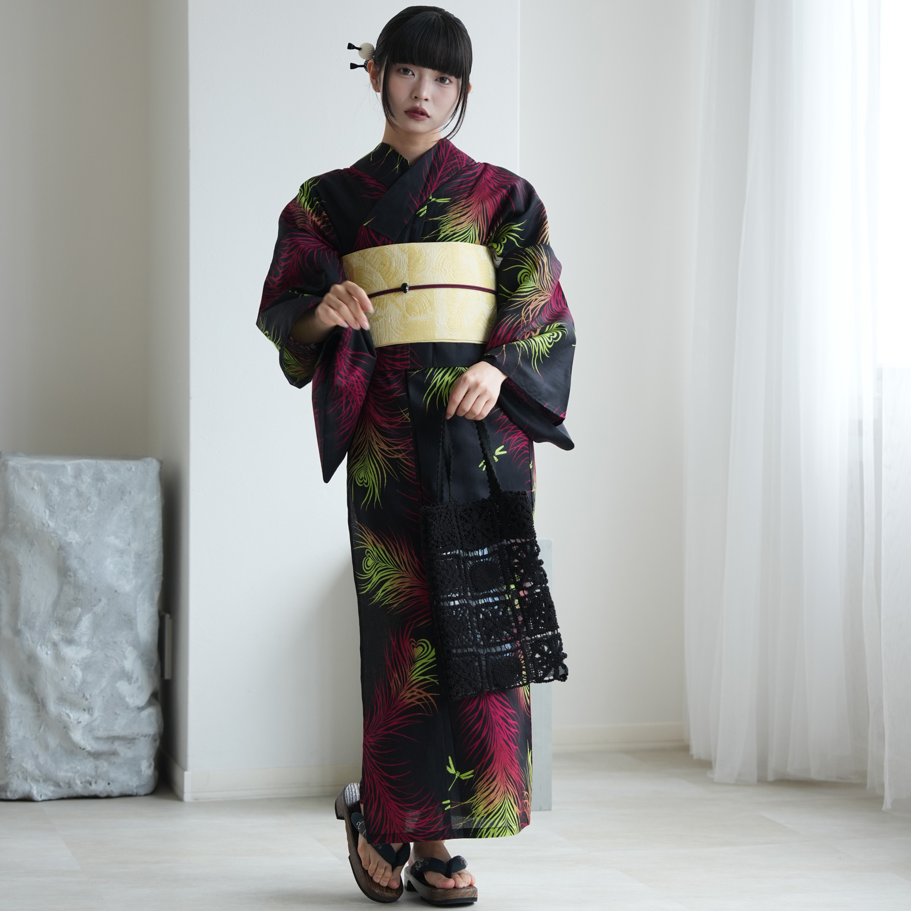 浴衣 レディース セット セパレート 簡単 二...の詳細画像2