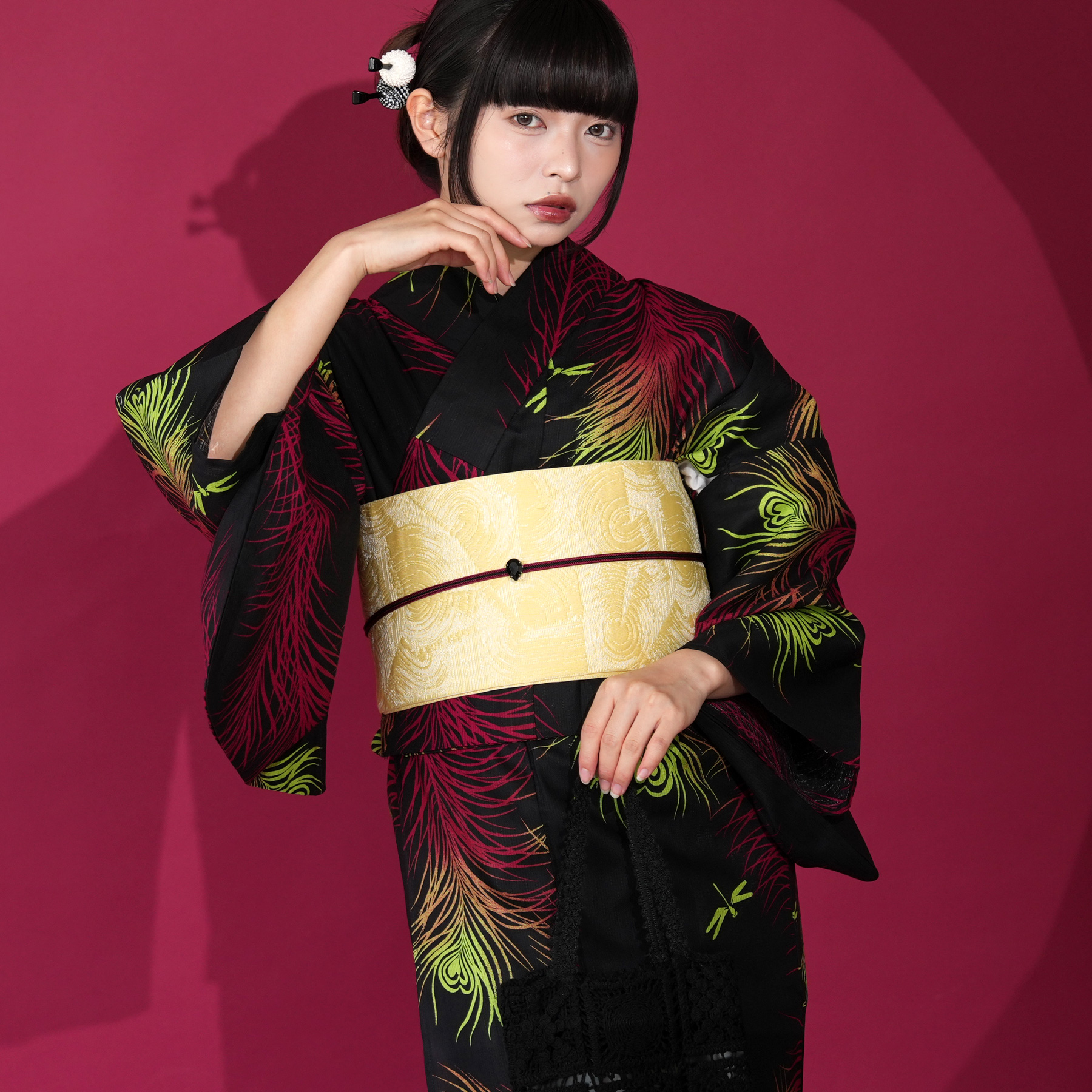 浴衣 ゆかた レディース 女性 おしゃれ セパレート 二部式 上 下 簡単 おしゃれ 個性派 レトロ ニコアンティーク