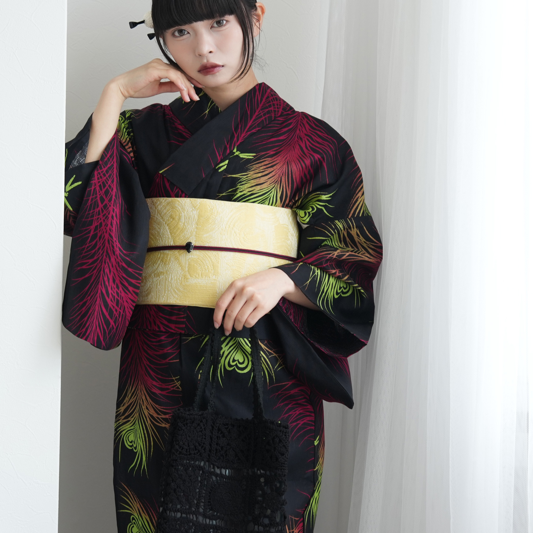 浴衣 ゆかた レディース 女性 おしゃれ セパレート 二部式 上 下 簡単 おしゃれ 個性派 レトロ ニコアンティーク
