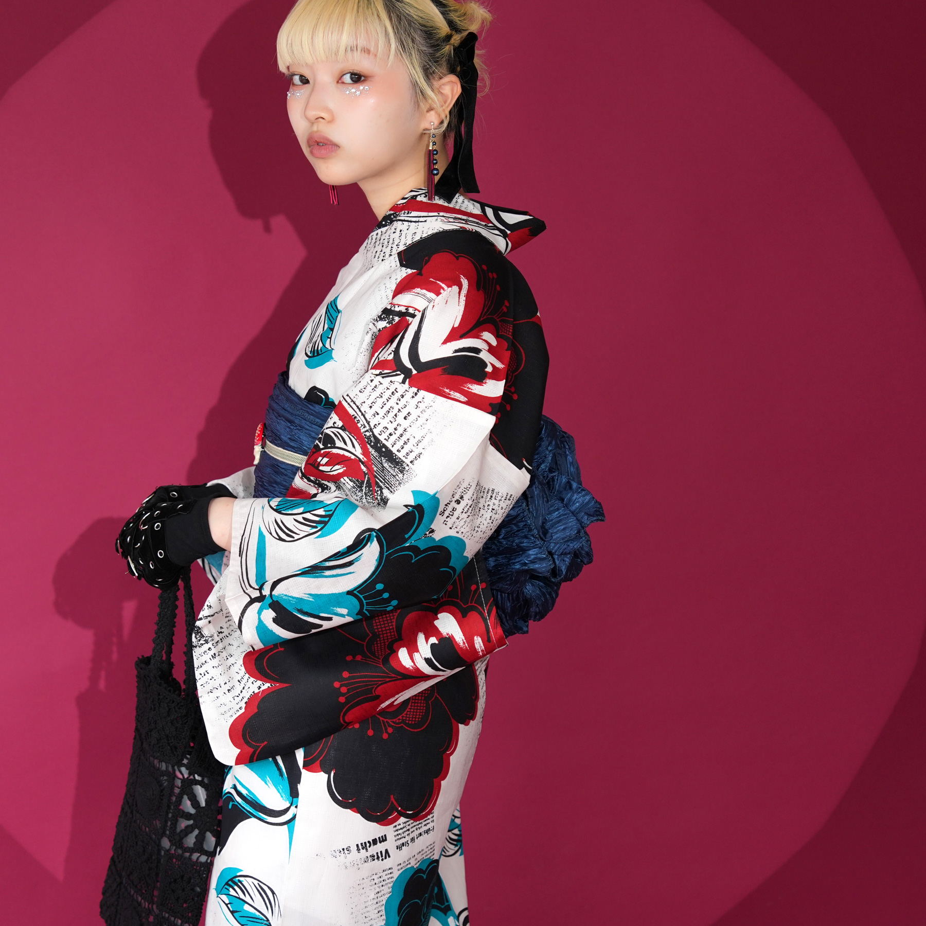 浴衣 ゆかた レディース 女性 おしゃれ セパレート 二部式 上 下 簡単 おしゃれ 個性派 レトロ ニコアンティーク