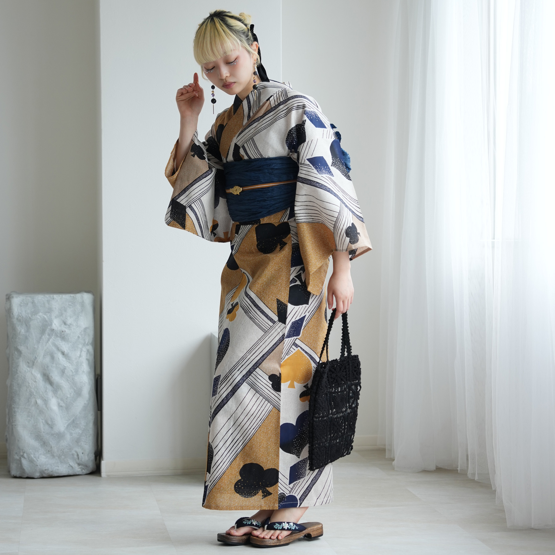 浴衣 レディース セット セパレート 簡単 二...の詳細画像3