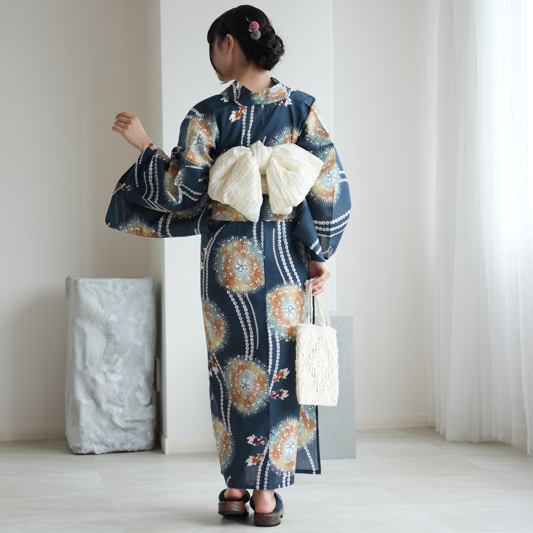 浴衣 レディース セット セパレート 簡単 二...の詳細画像4
