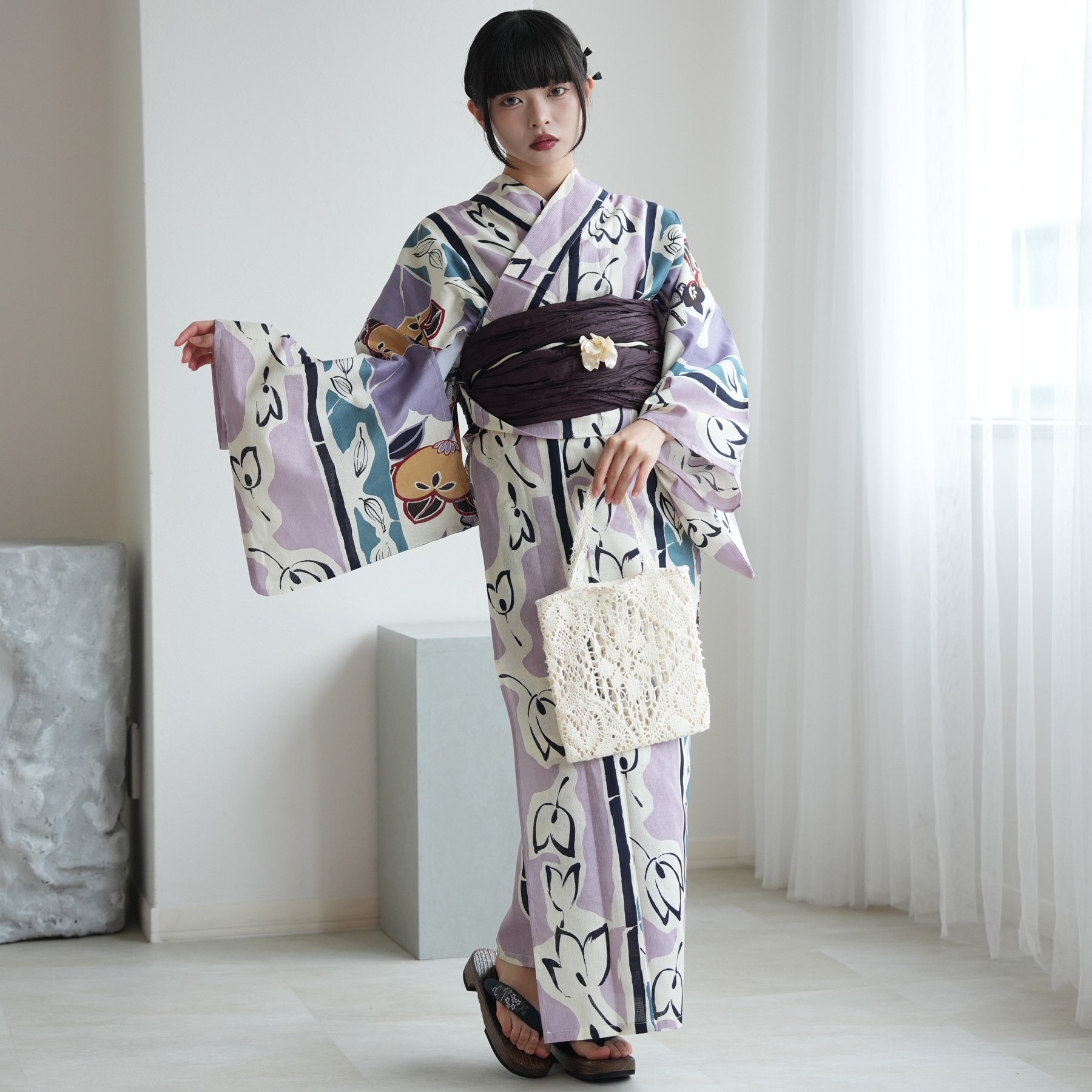 浴衣 レディース セット セパレート 簡単 二...の詳細画像2