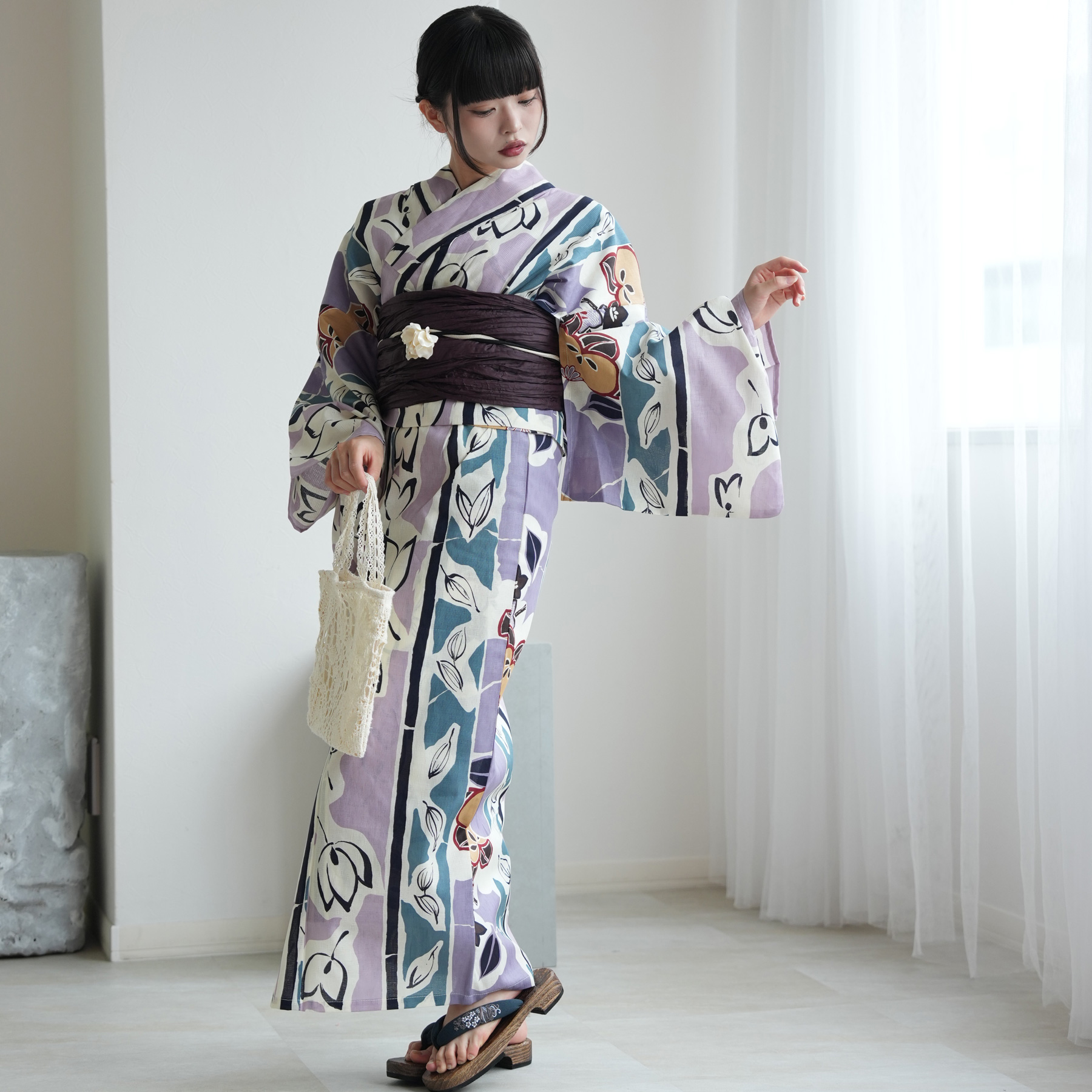 浴衣 レディース セット セパレート 簡単 二...の詳細画像3