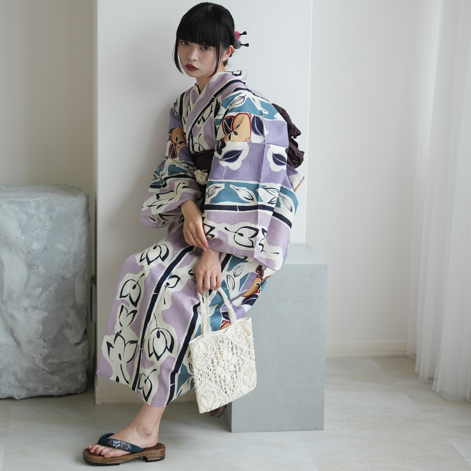 浴衣 ゆかた 簡単 セパレート 二部式 上下 レディース 女性 おしゃれ レトロ