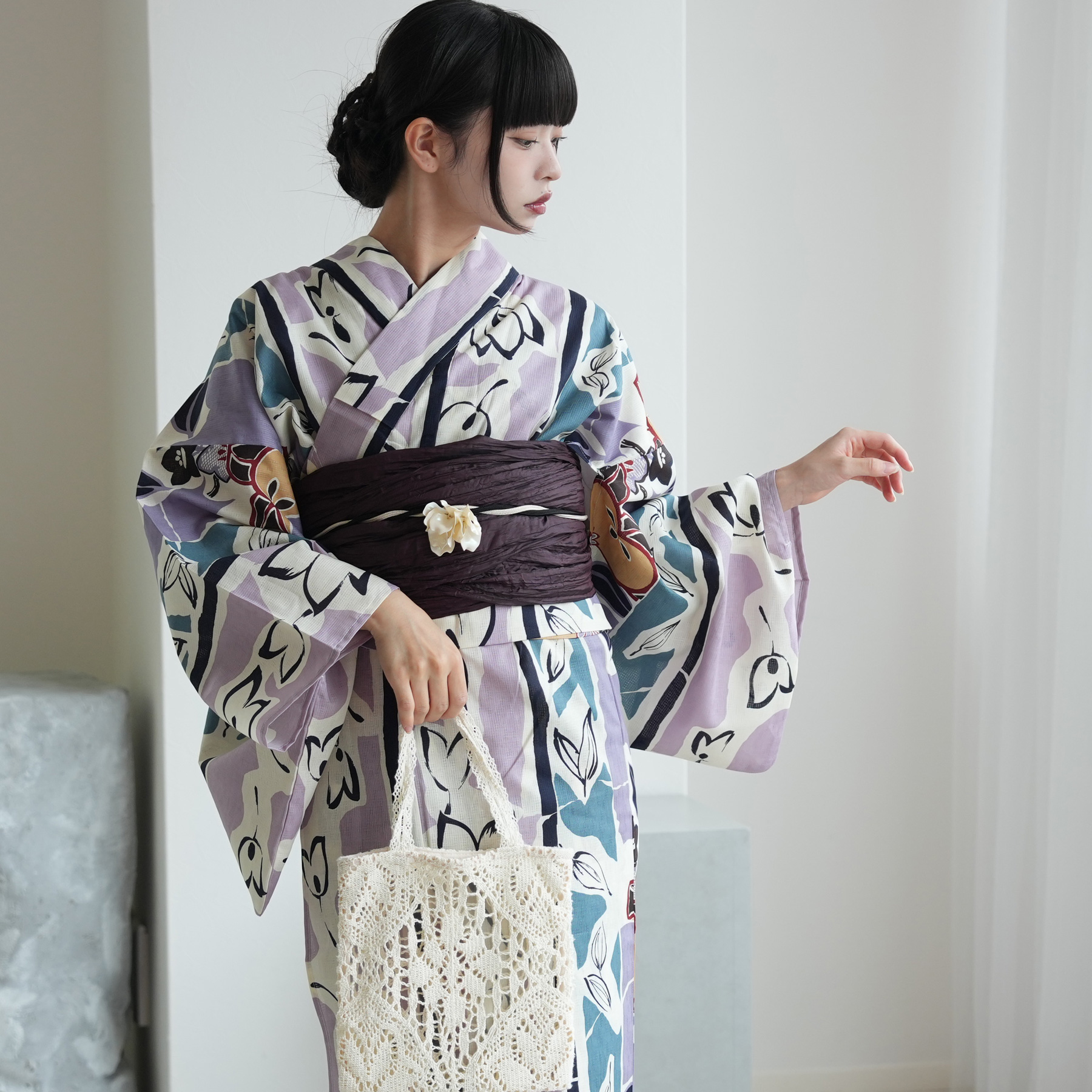 浴衣 ゆかた 簡単 セパレート 二部式 上下 レディース 女性 おしゃれ レトロ