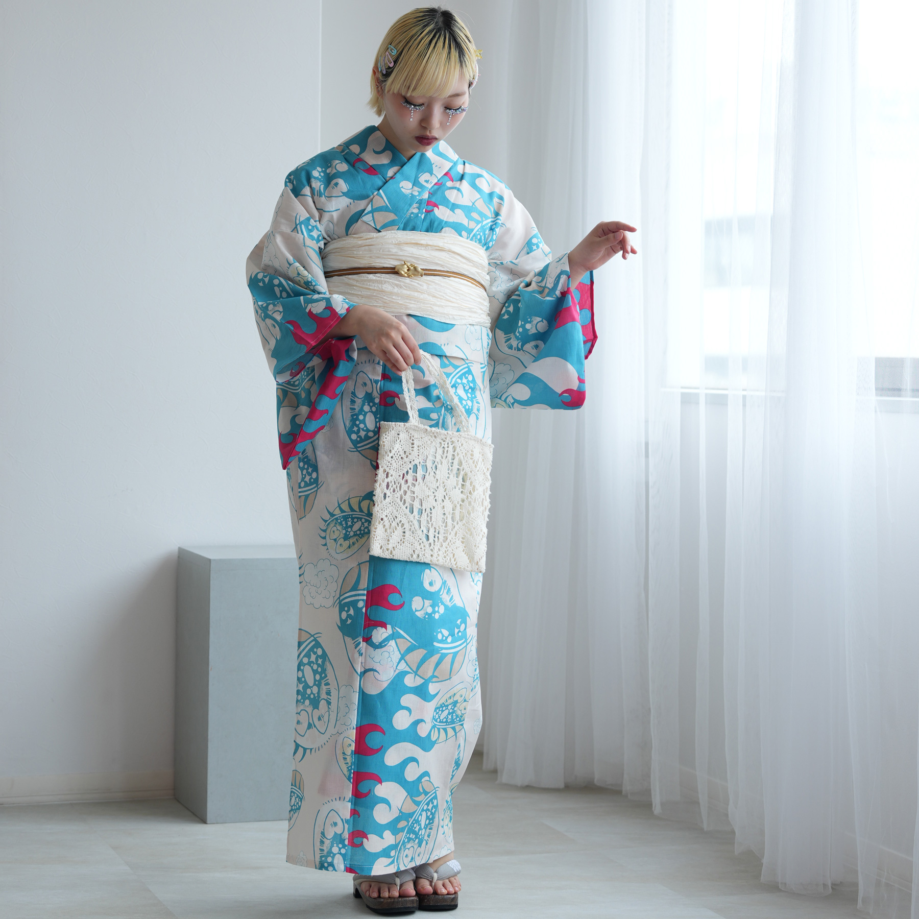 浴衣 レディース セット セパレート 簡単 二...の詳細画像2