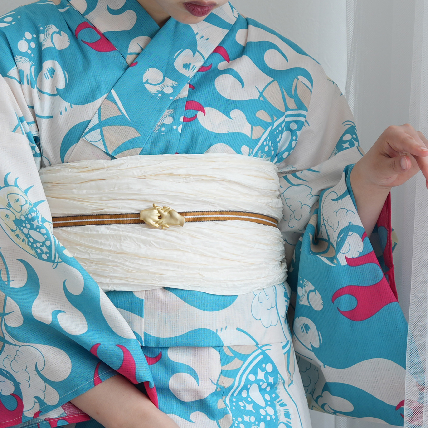 浴衣 ゆかた レディース 女性 おしゃれ セパレート 二部式 上 下 簡単 おしゃれ 個性派 レトロ ニコアンティーク