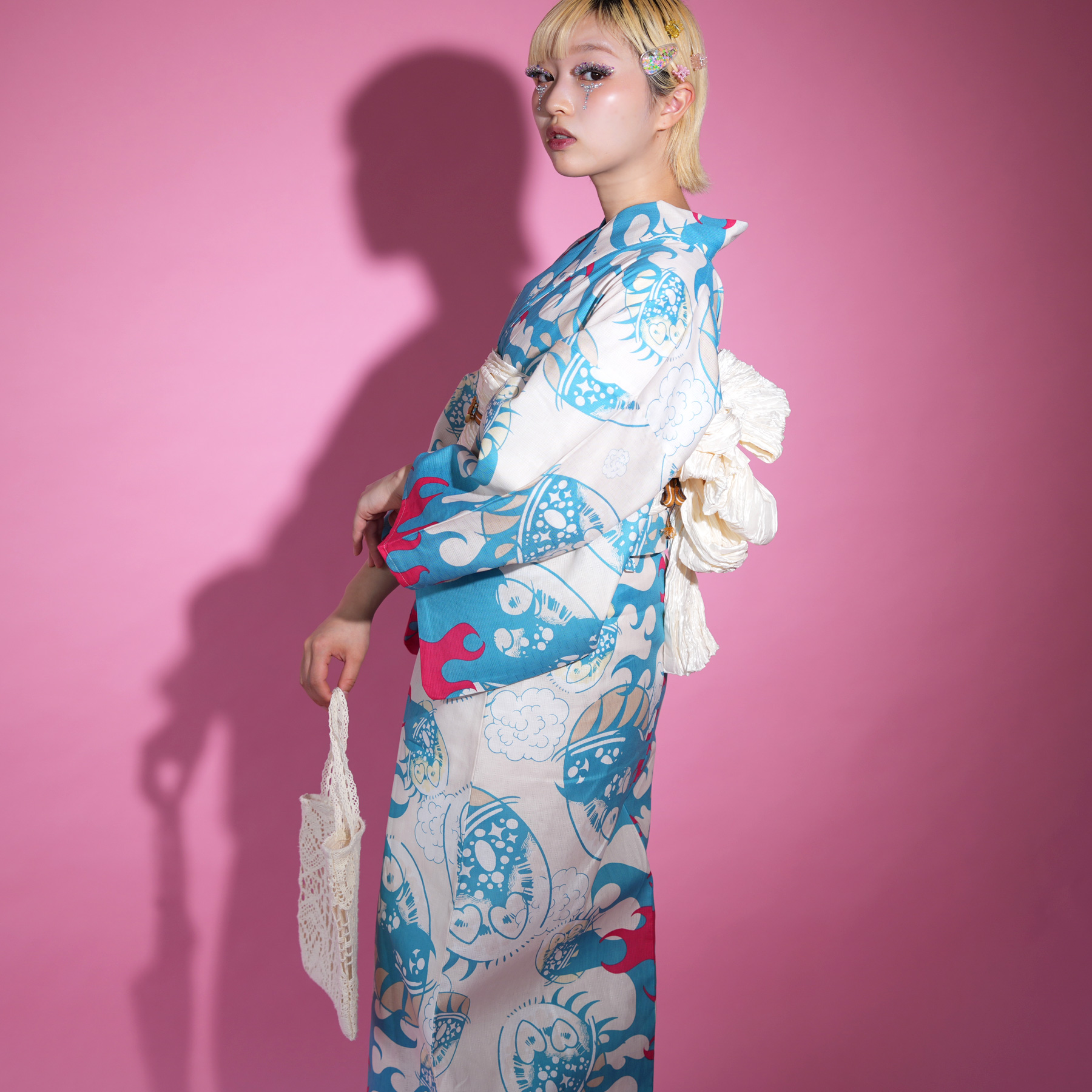 浴衣 ゆかた レディース 女性 おしゃれ セパレート 二部式 上 下 簡単 おしゃれ 個性派 レトロ ニコアンティーク