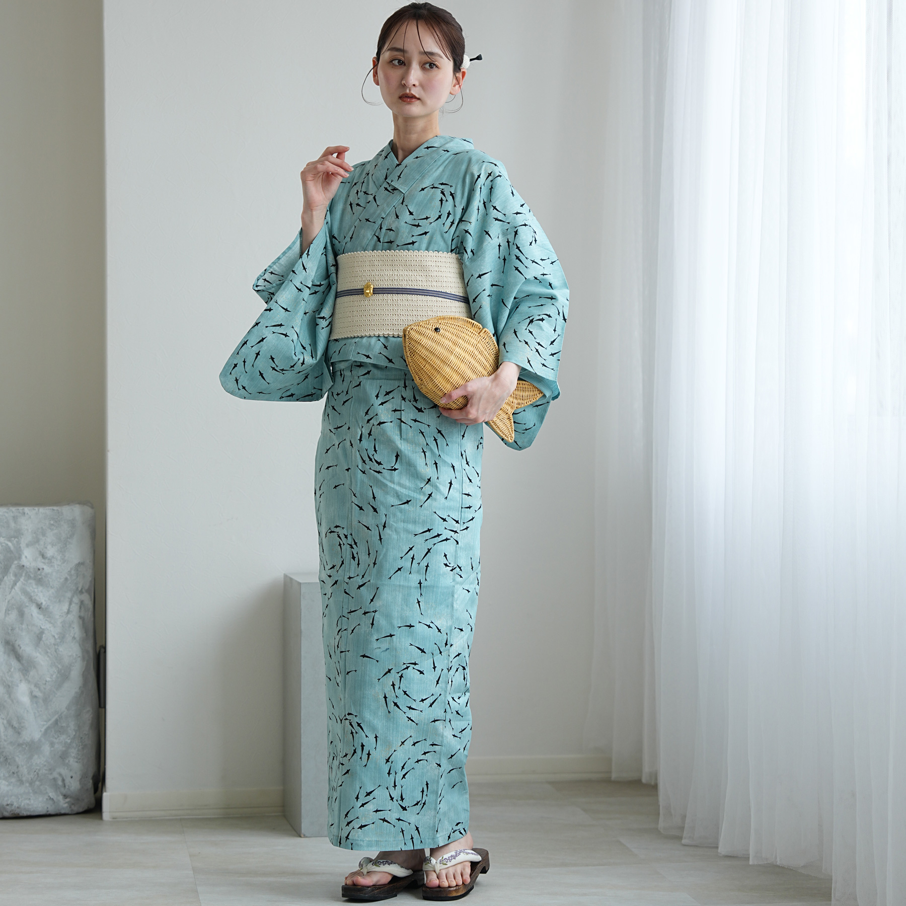 浴衣 レディース セット セパレート 簡単 u...の詳細画像2