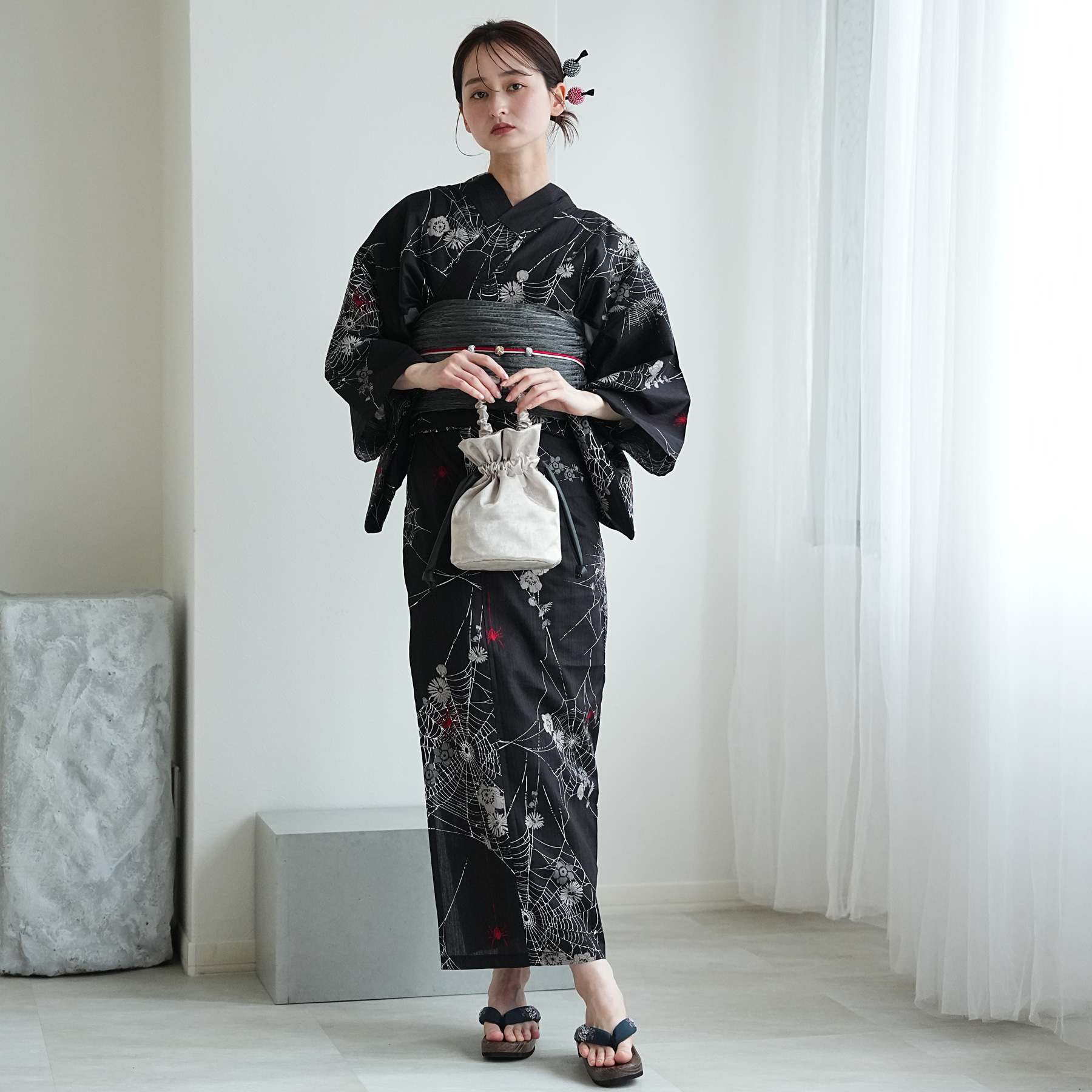 浴衣 レディース セット セパレート 簡単 ニコアンティーク 二部式