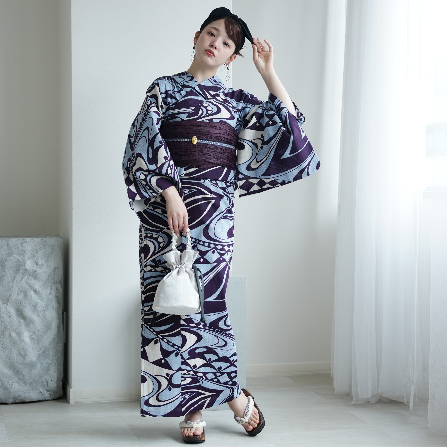 浴衣 レディース セット セパレート 簡単 二...の詳細画像2