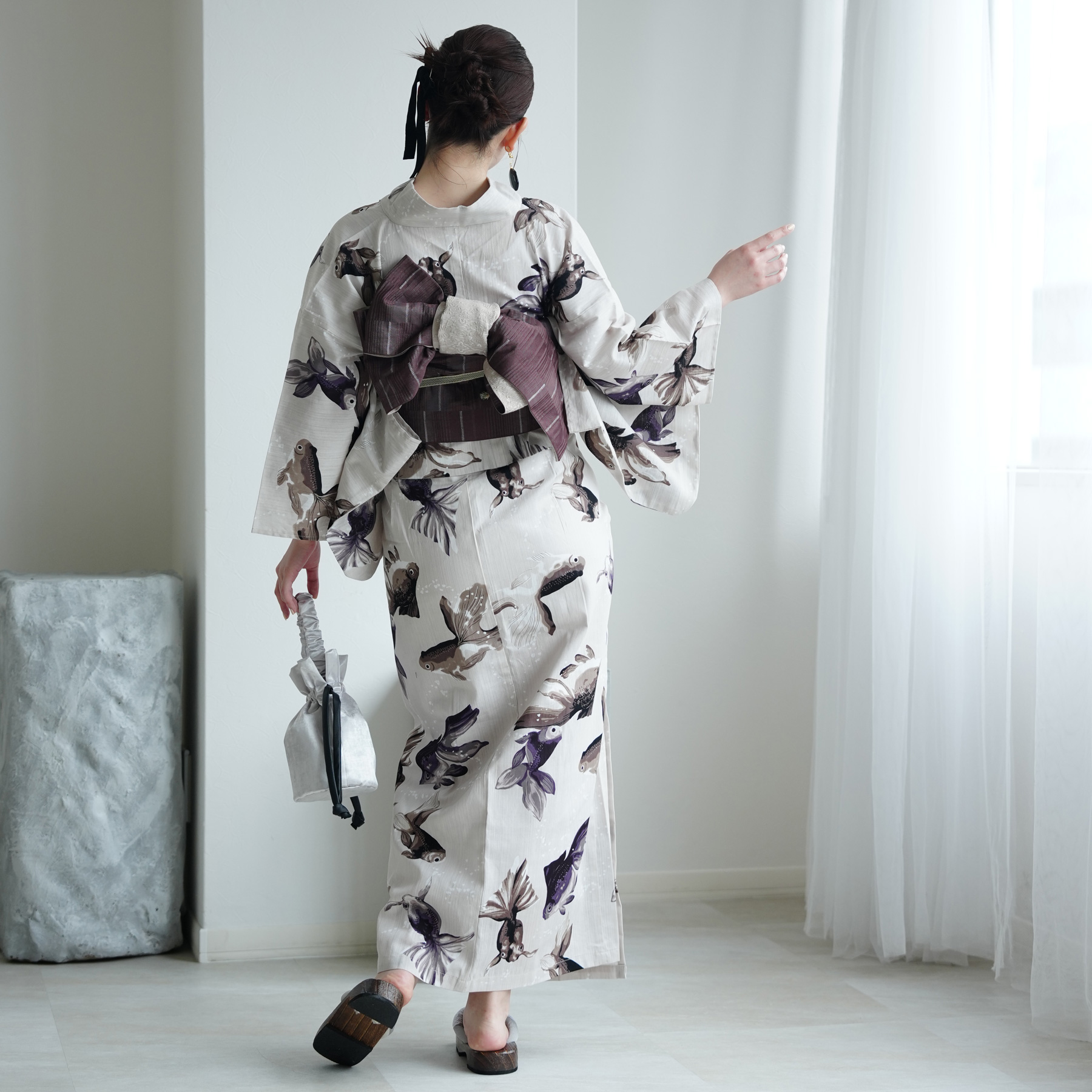 浴衣 レディース セット セパレート 簡単 二部式 ニコアンティーク