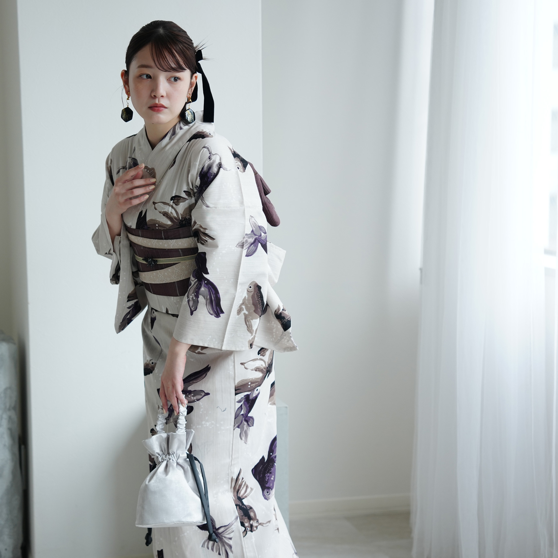 浴衣 レディース セット セパレート 簡単 二部式 ニコアンティーク