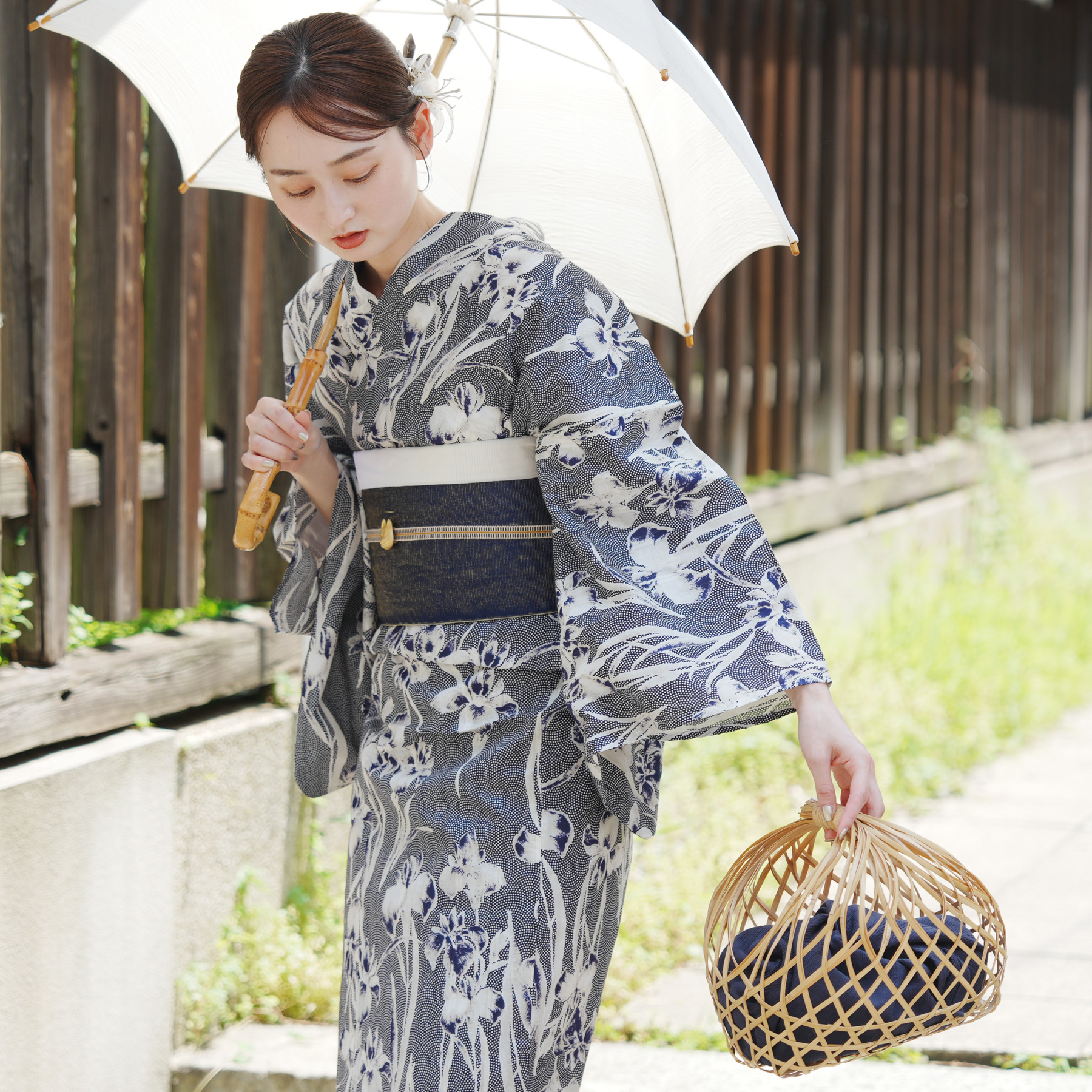 utatane（ウタタネ）の「【utatane×Acka.】浴衣4点セット 菖蒲と