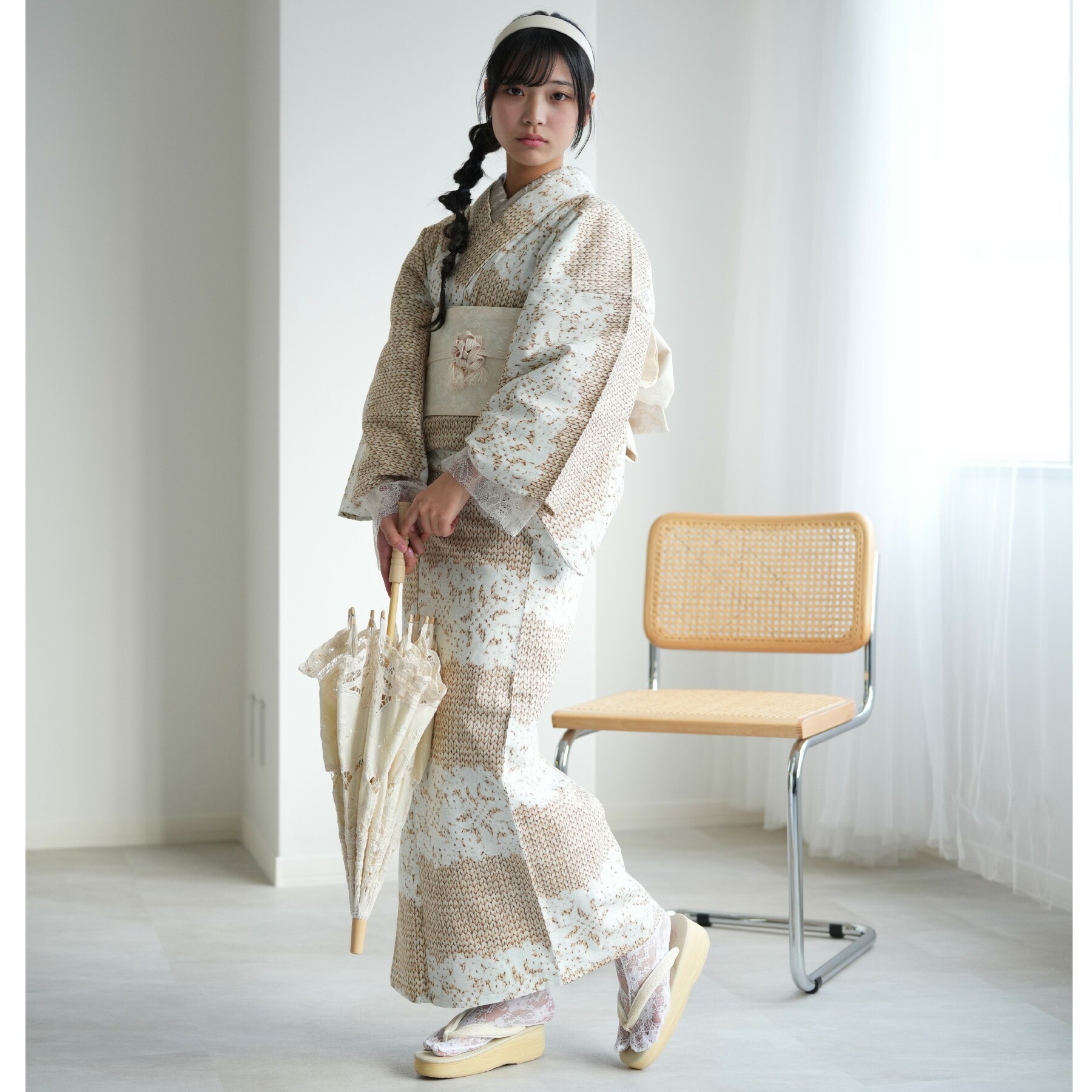 着物 レディース 単衣 単品 洗える着物 レトロ レディース  