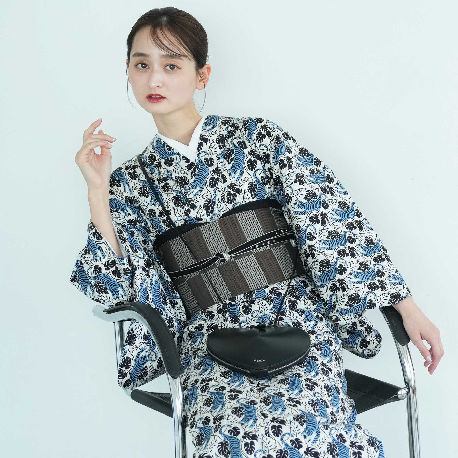 アンティーク青紫の着物単品 【公式通販】