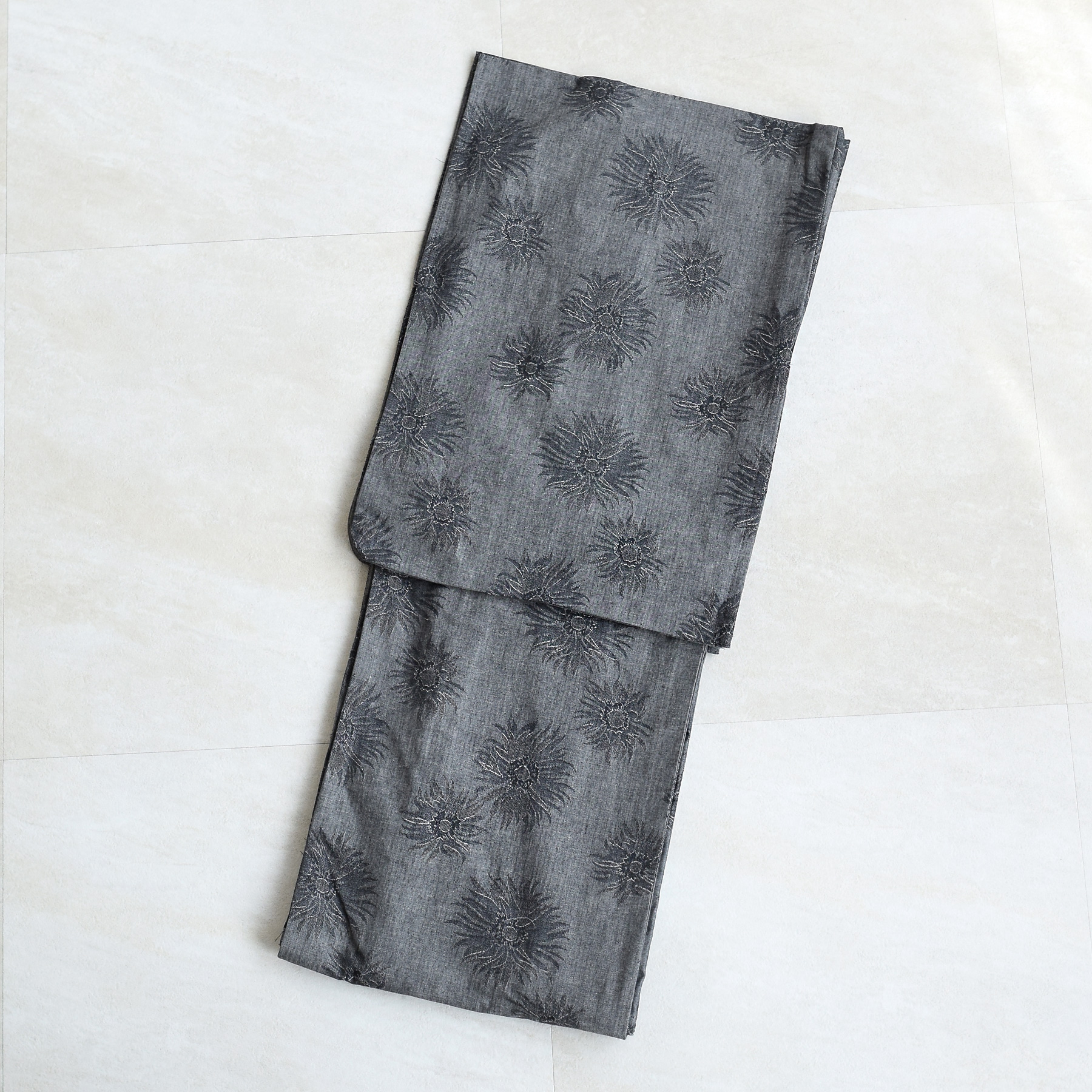 着物 レディース 洗える着物 単品 ニコアンティーク 播州織 デニム