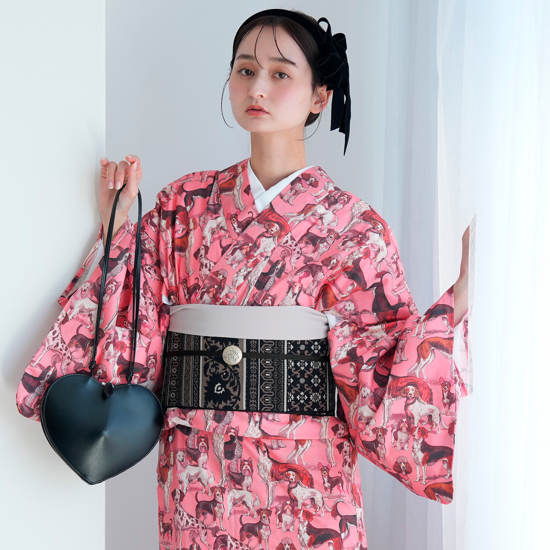 アンティークピンクの着物単品 【公式通販】
