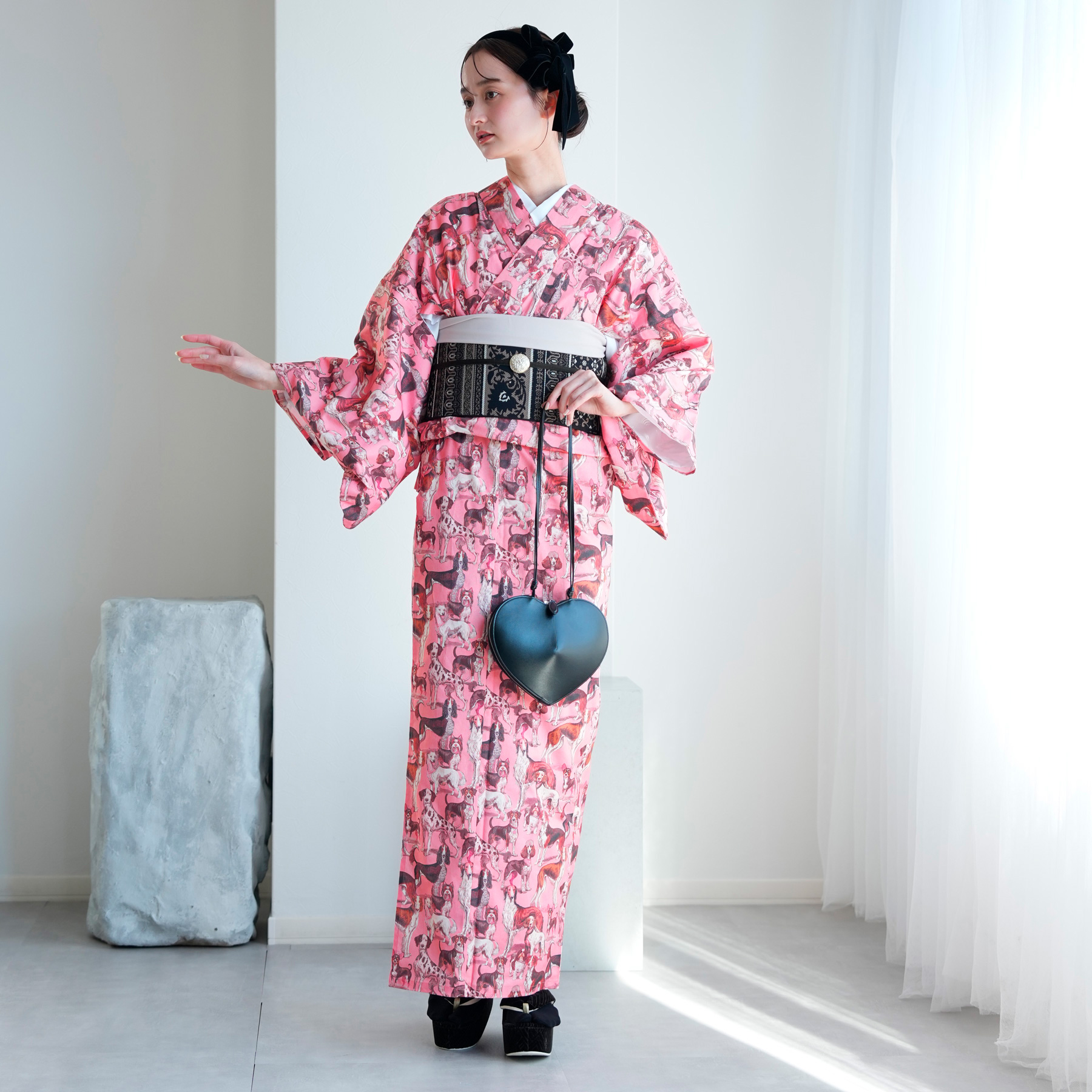 アンティークピンクの着物単品 【公式通販】