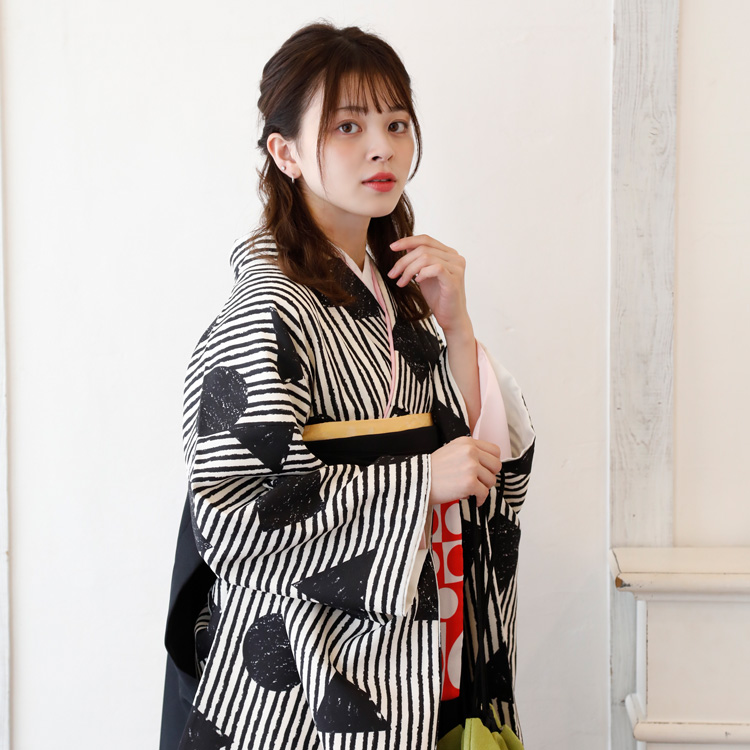 平和屋着物▽上質な小紋 単衣 辻が花 ロング丈 正絹 逸品 AAAZ9038fy