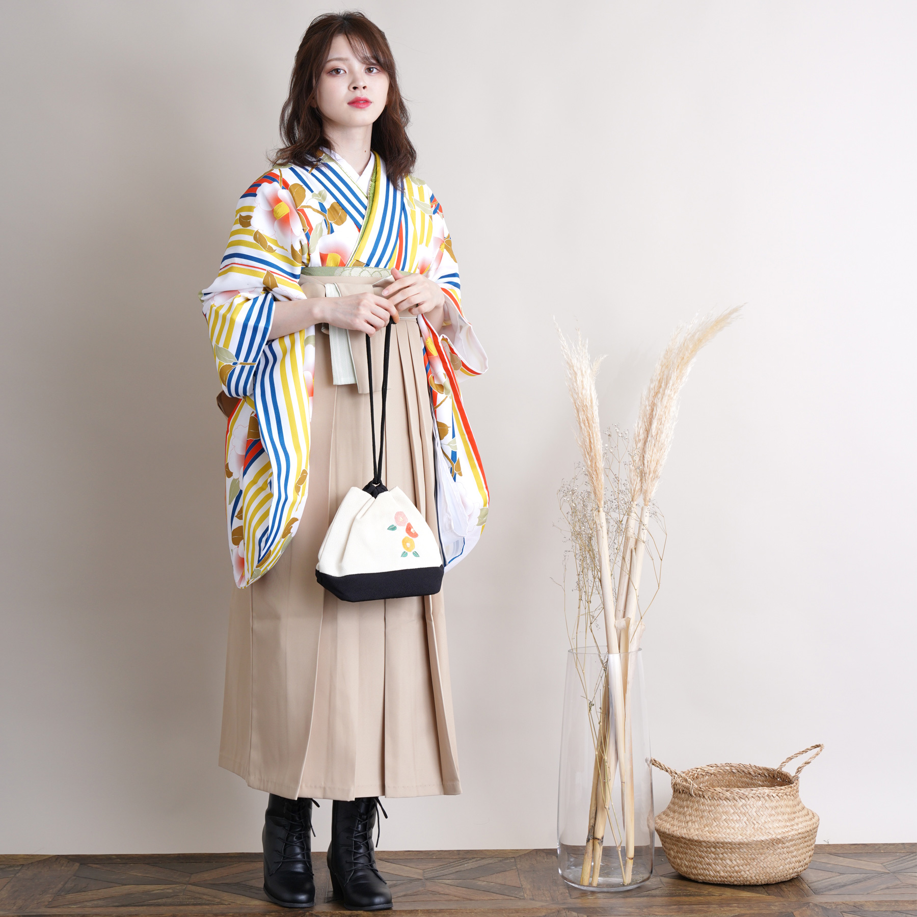 平和屋着物○江戸小紋 訪問着 流水寄せ小紋柄 正絹 逸品 AAAX0318np