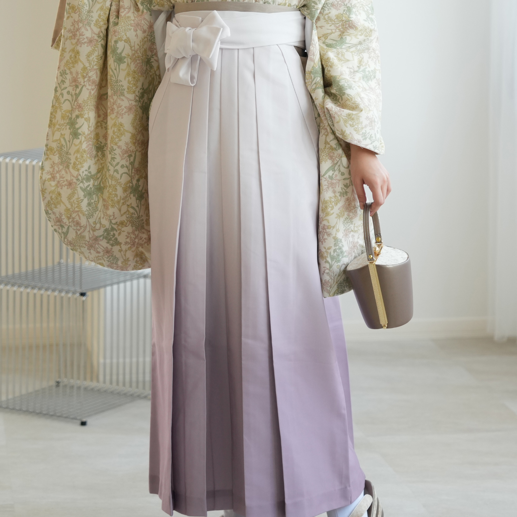 utatane 袴 卒業式 購入 2尺袖着物 着物と袴の2点セット レトロ 袴