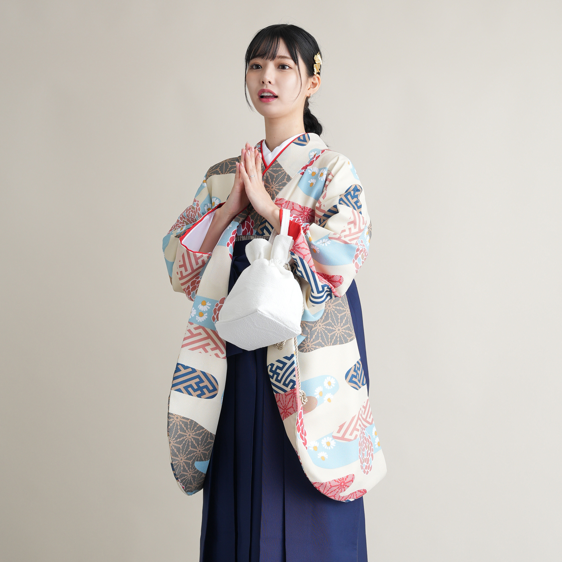 袴 中古 販売 卒業式 着物と袴の2点セット リサイクル着物セット 二尺