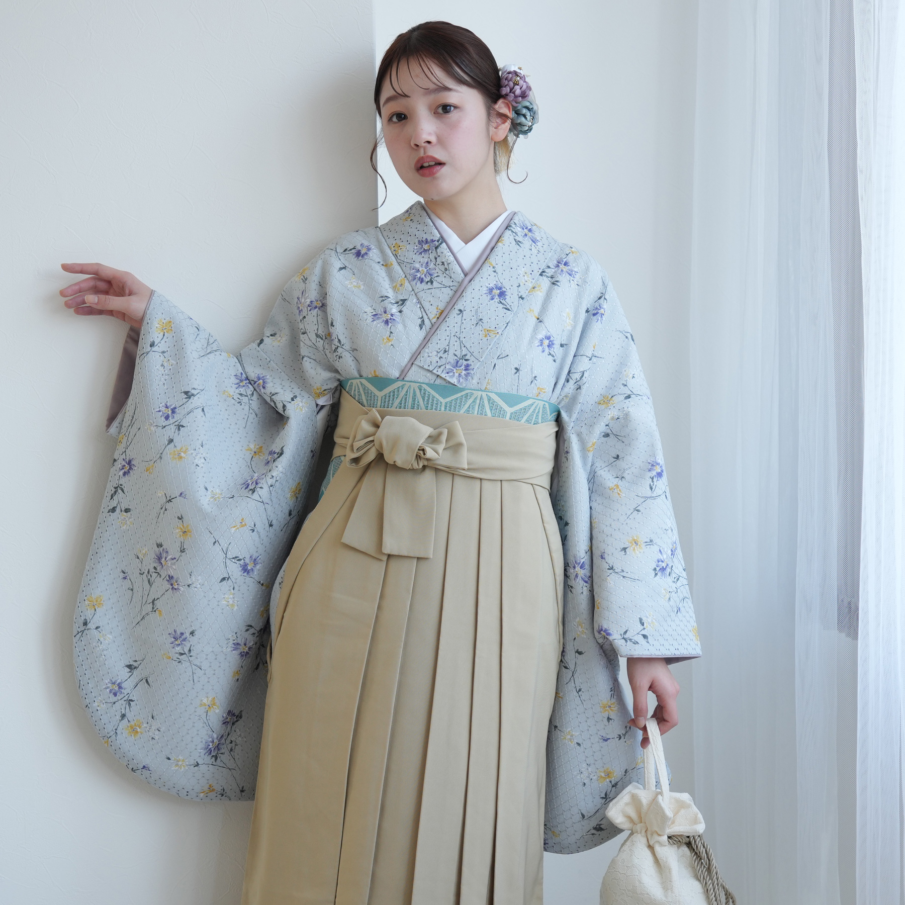 utatane 袴 中古 販売 卒業式 着物と袴の2点セット リサイクル着物 