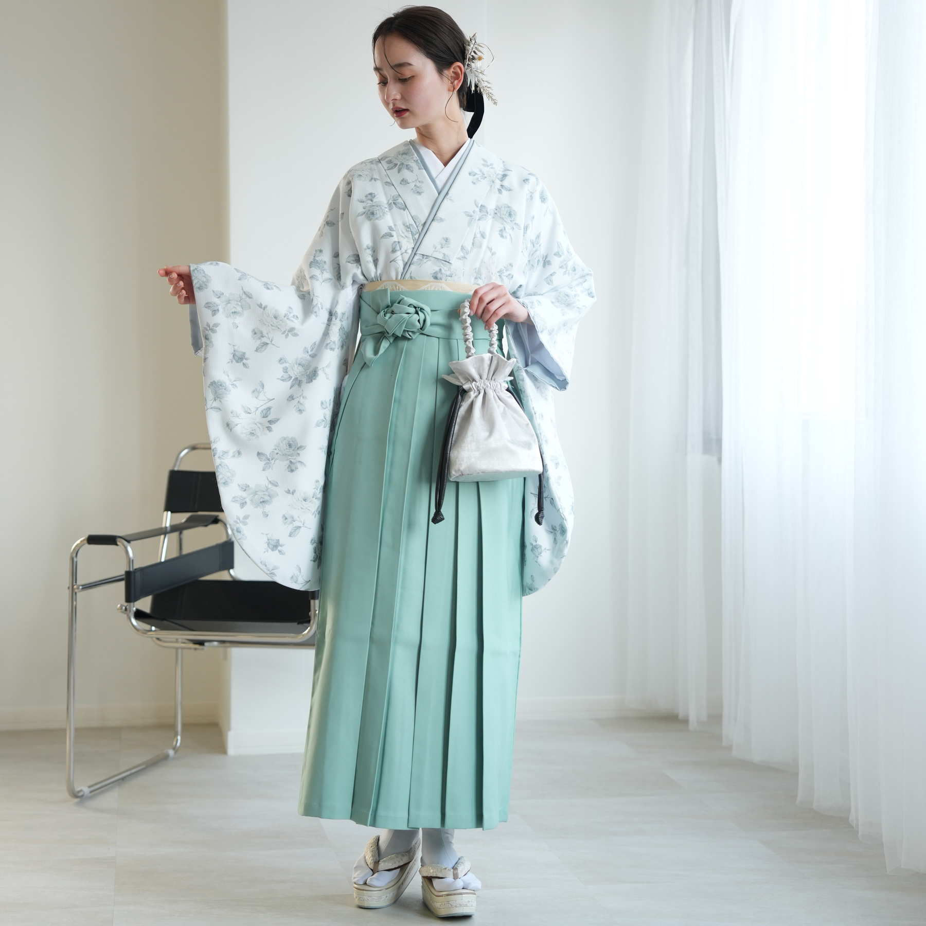 utatane 袴 中古 販売 卒業式 着物と袴の2点セット リサイクル着物