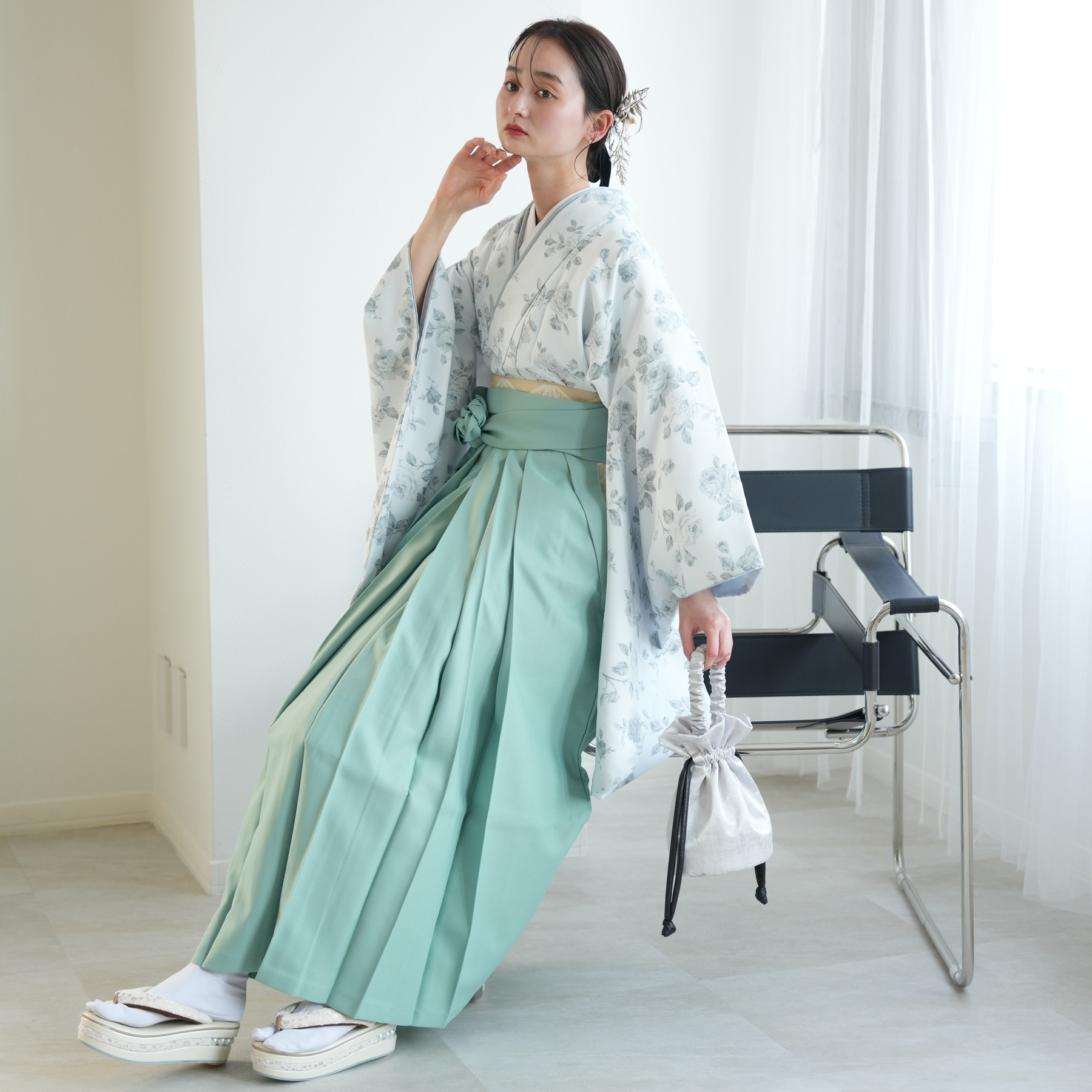 utatane 袴 中古 販売 卒業式 着物と袴の2点セット リサイクル着物