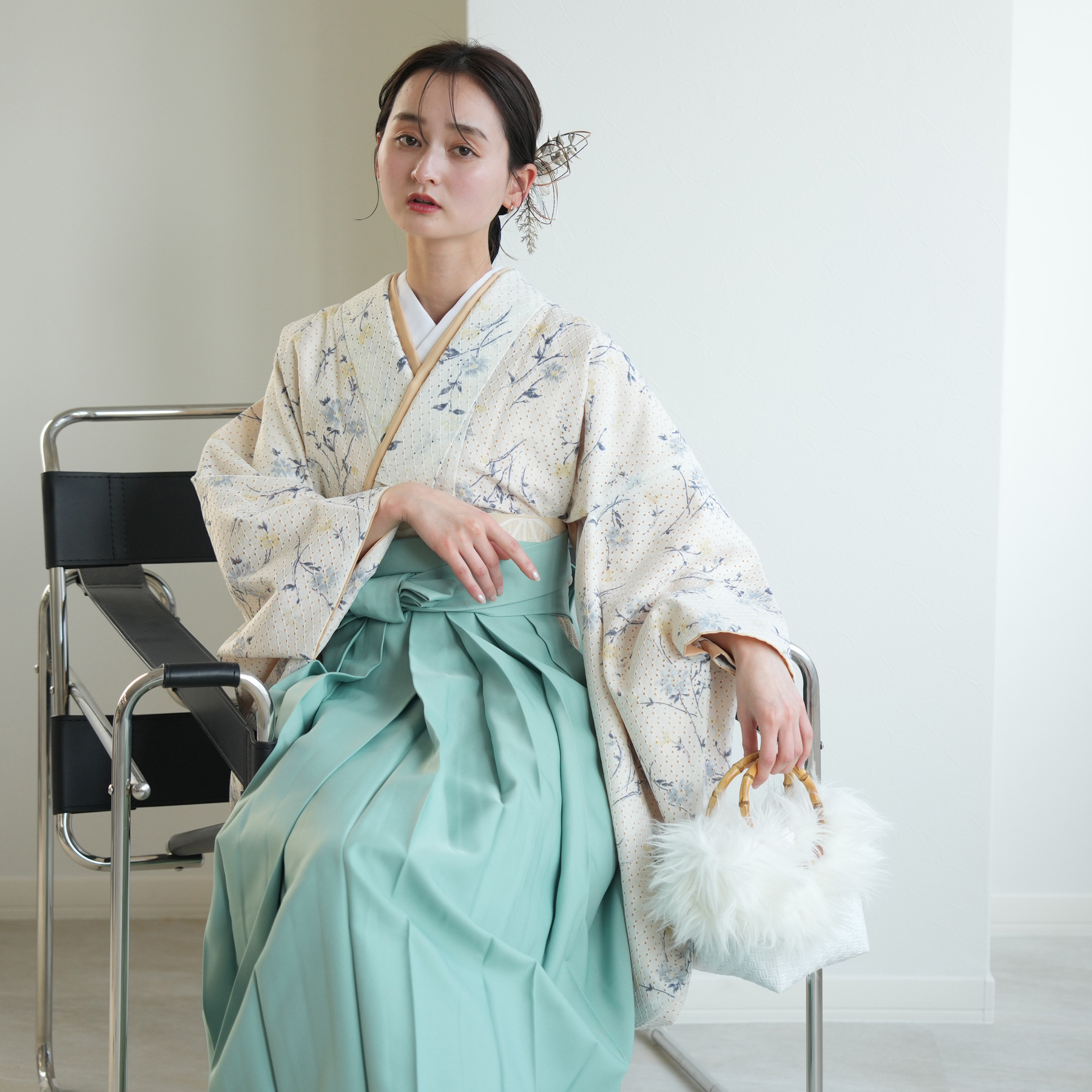 utatane 袴セットLサイズ utatane 着物 袴セット 半身 月霞パイソン レディース : ZOZOTOWN