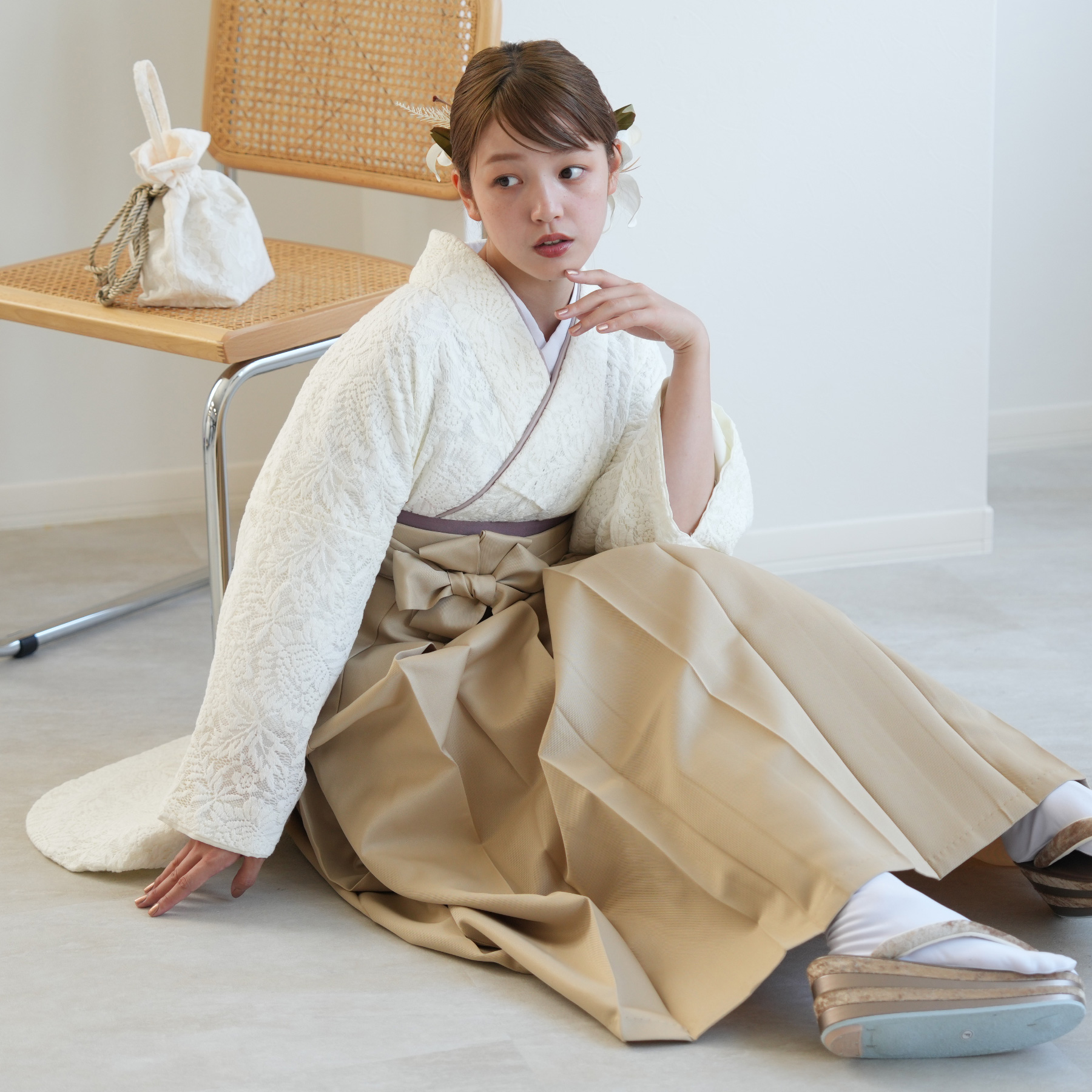 utatane 袴 中古 販売 卒業式 着物と袴の2点セット リサイクル着物 