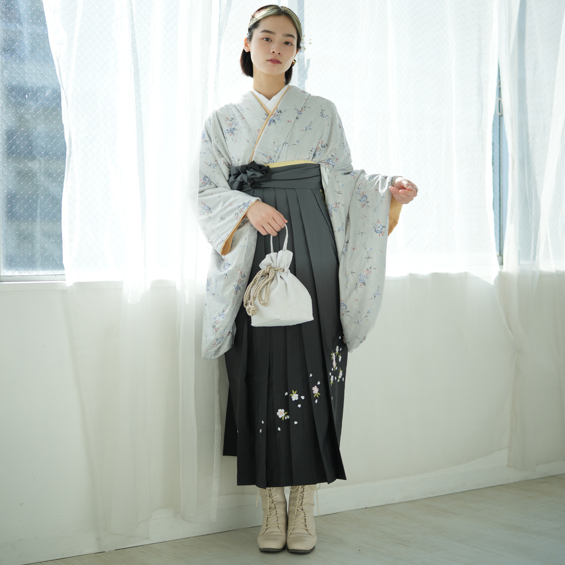 utatane 袴 中古 販売 卒業式 着物と袴の2点セット リサイクル着物 