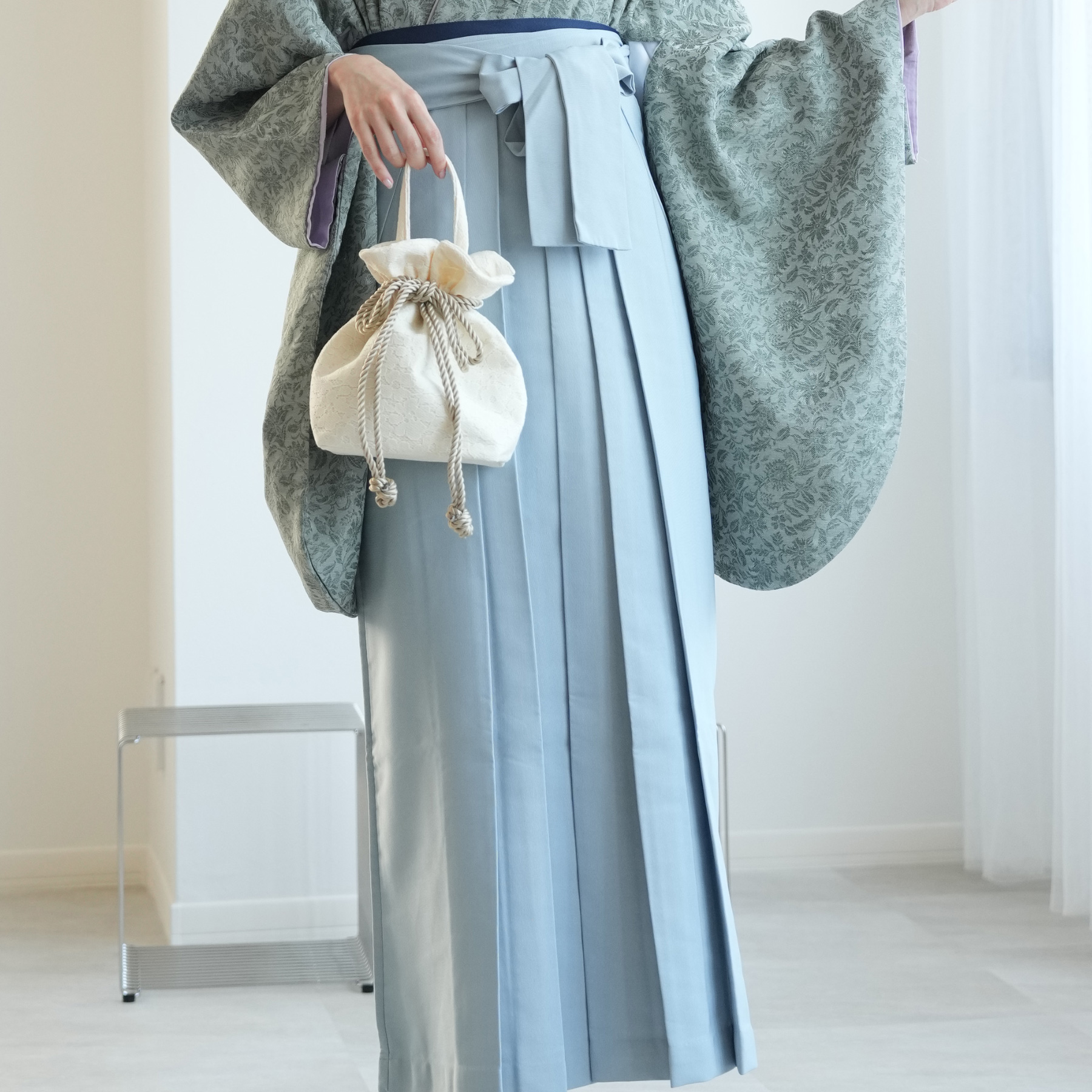 袴 中古 販売 卒業式 着物と袴の2点セット リサイクル着物セット 二尺