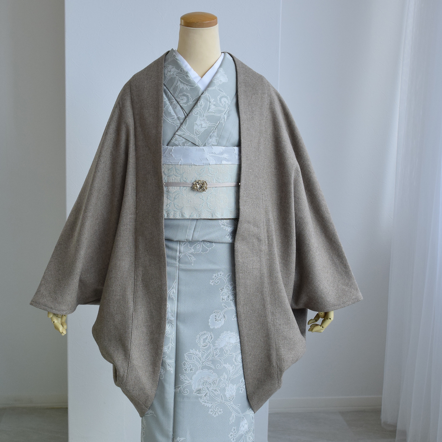 和装コート 着物コート レディース JAPAN MODE 日本製 ウール ドルマン