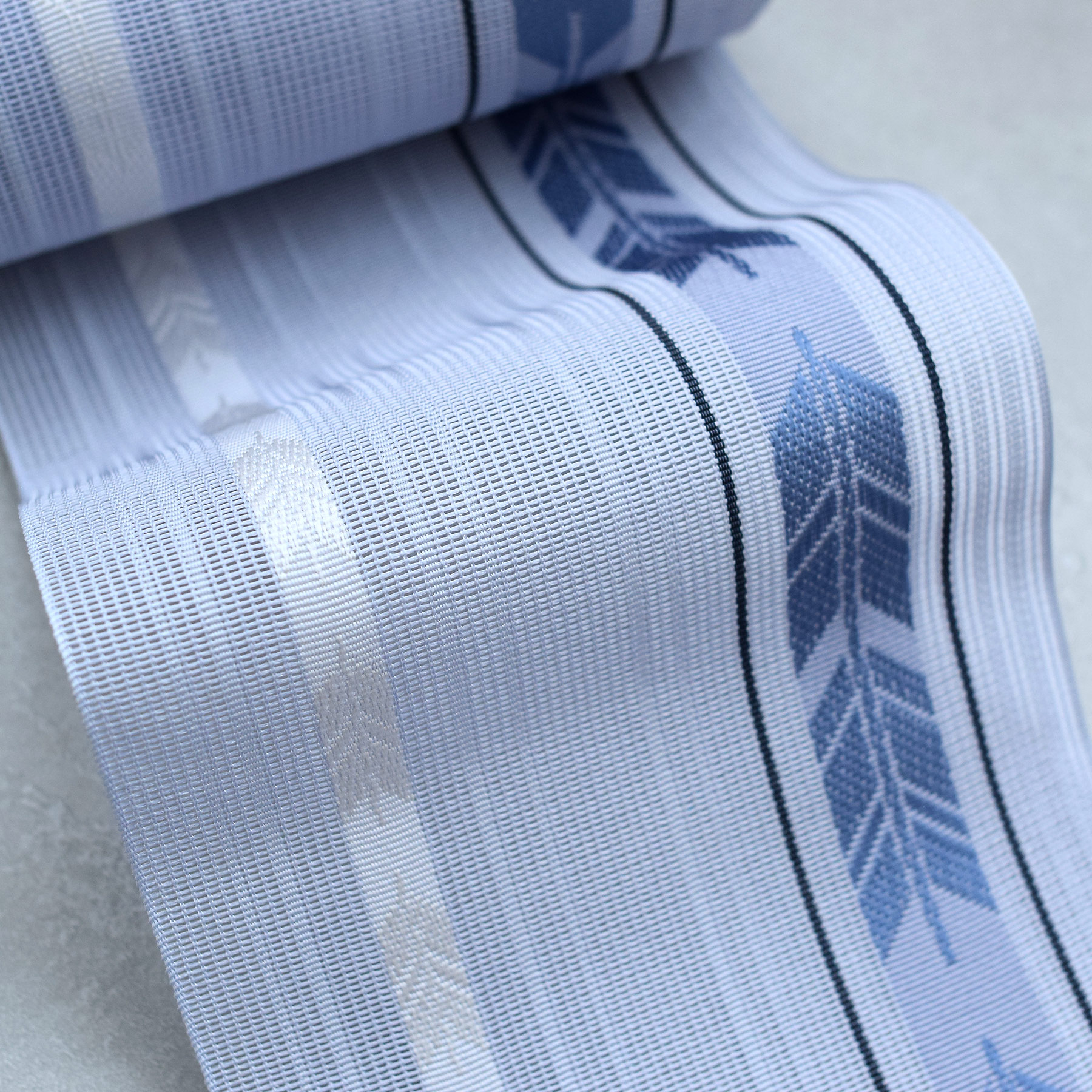 utatane 半幅帯 博多織 utatane×井上絹織 紗 四寸単帯 正絹 矢絣献上