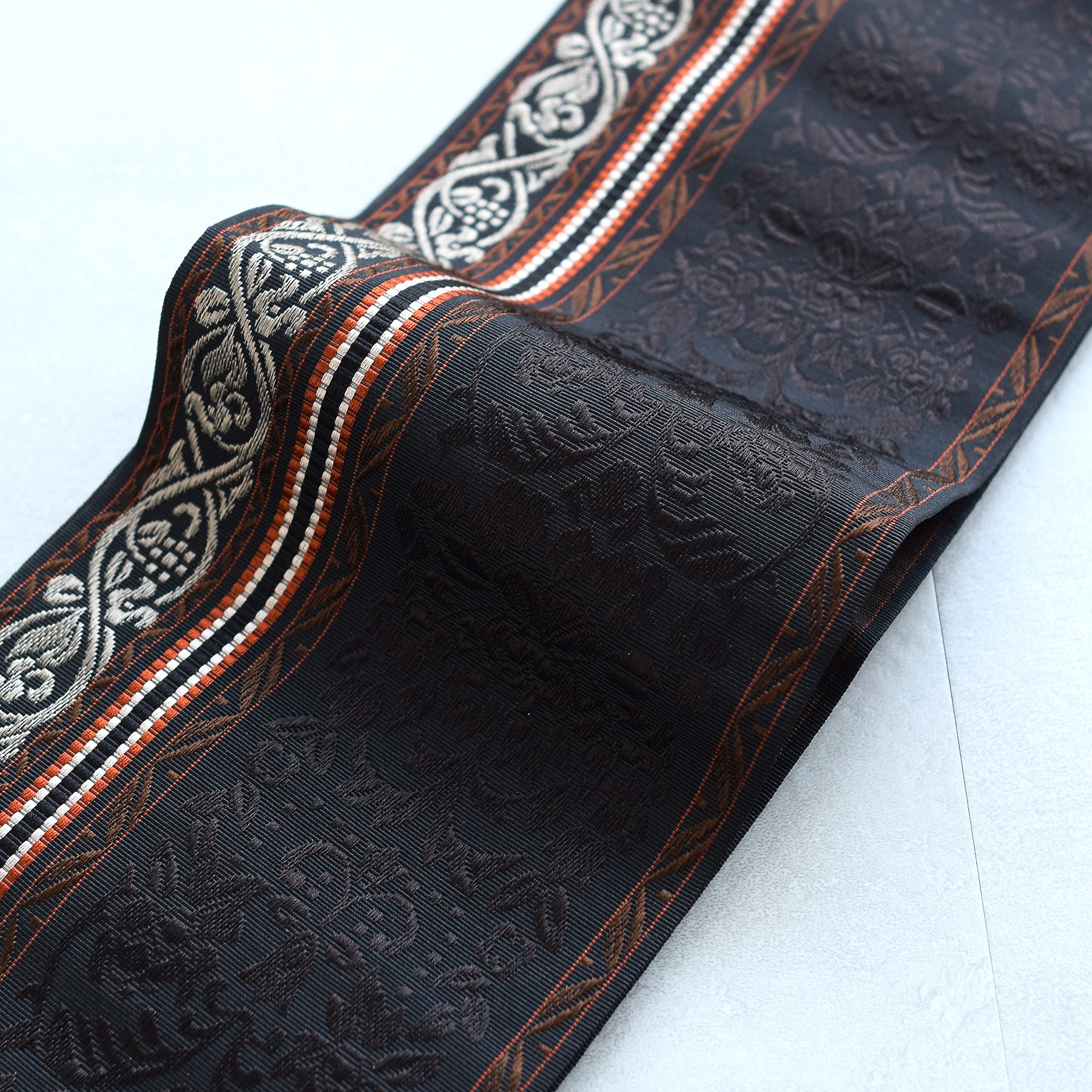 utatane 半幅帯 博多織 正絹 utatane×井上絹織 小袋帯 日本製 国産