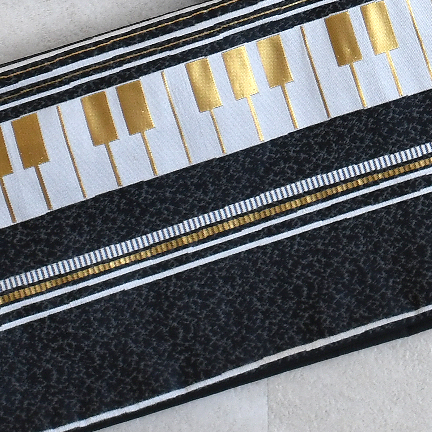 帯 半幅帯 単品 ニコアンティーク ピアノフォルテ 数量限定 着物 小紋