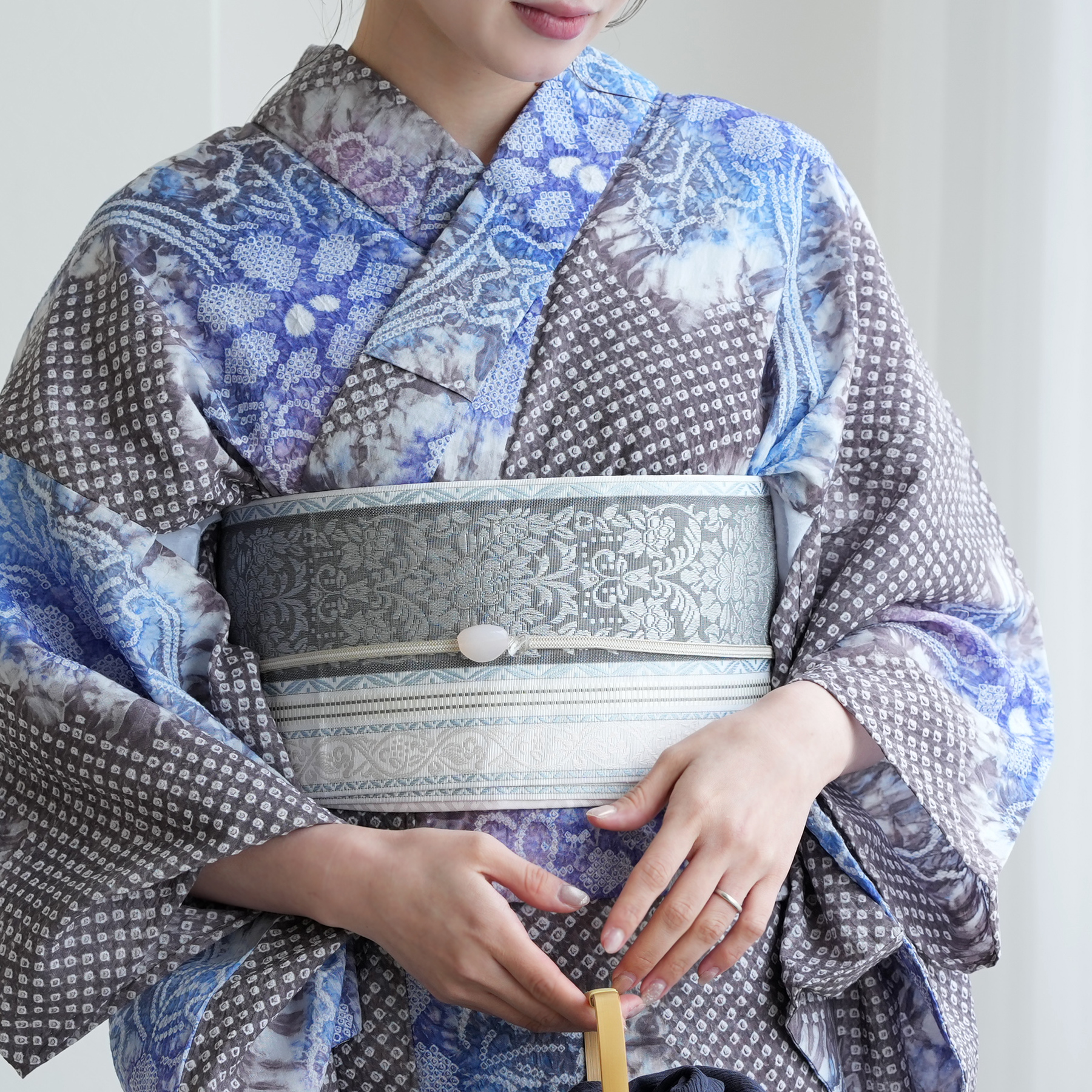 utatane 半幅帯 博多織 正絹 utatane×井上絹織 小袋帯 日本製 国産