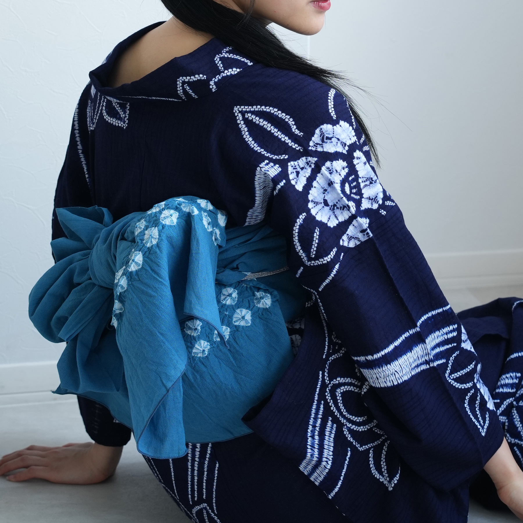 お洒落有松絞り綿浴衣１４枚まとめ売り⭐️藍染⭐️売り切り お洒落有松絞り綿浴衣14枚まとめ売り⭐️藍染⭐️売り切り 純